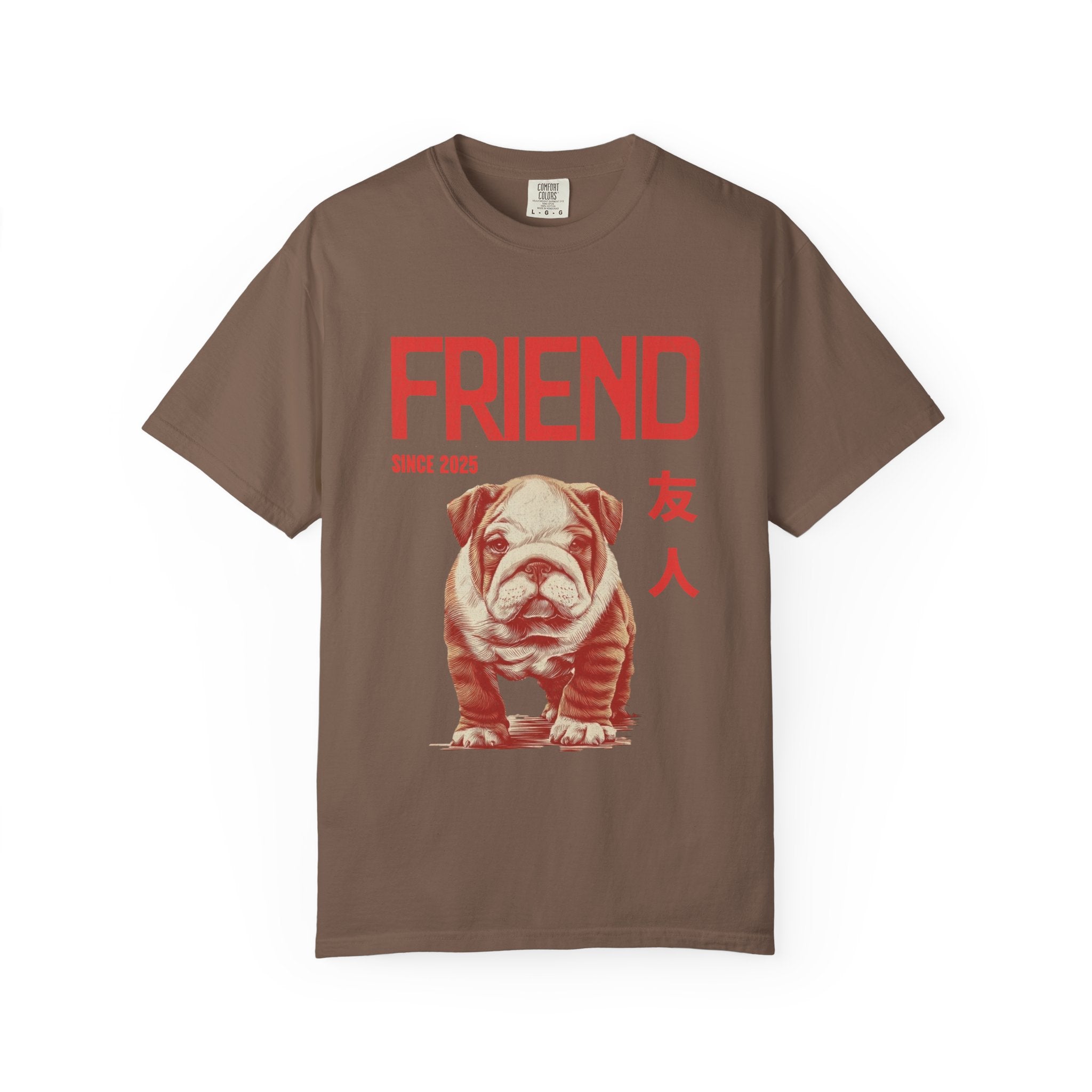 English Bulldog Puppy T-shirt | Anime Dog Shirt | Pet Memorial, Adoption Gift | Custom Year Personalization | Dog mama |Comfort Colors®