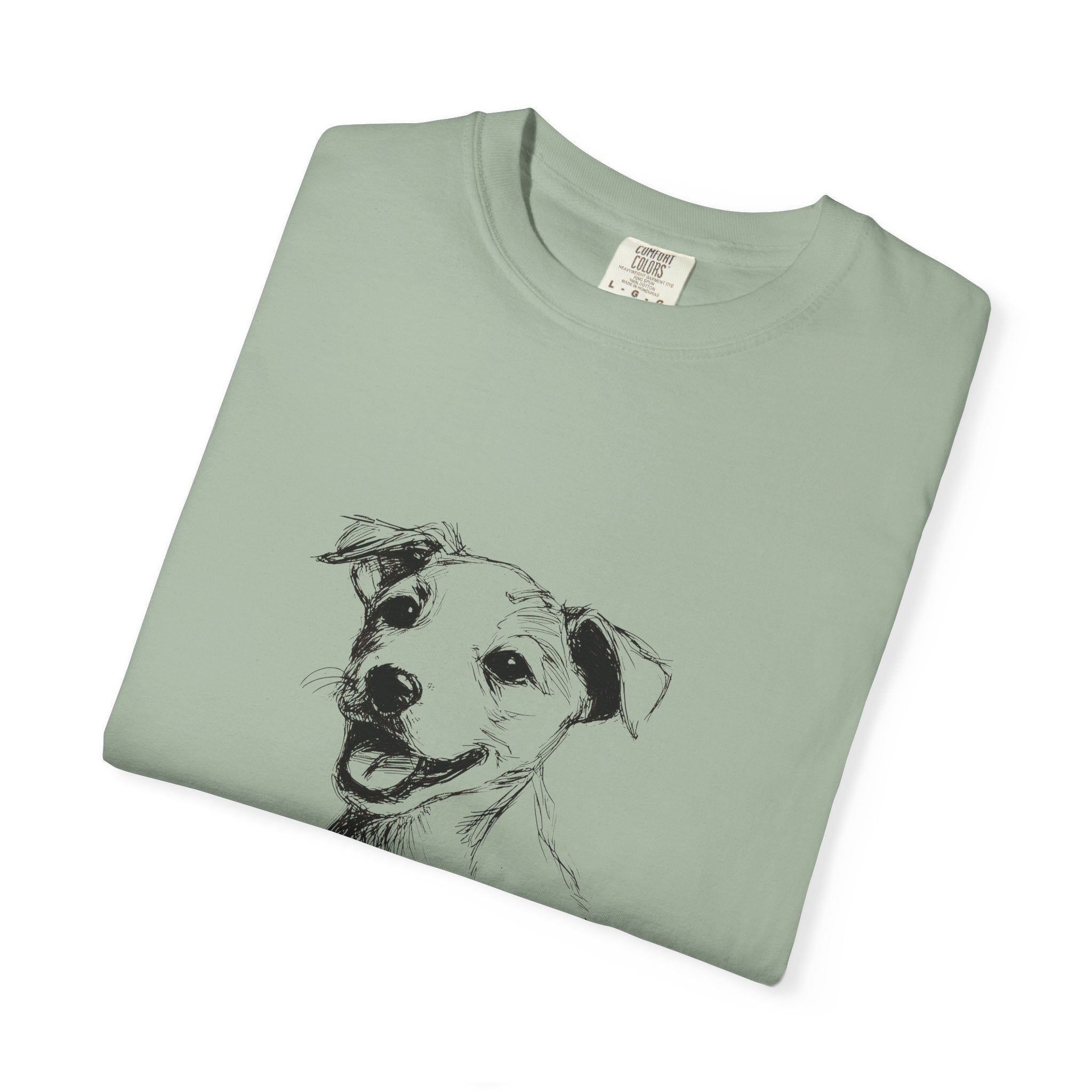 Personalized Jack Russell T-Shirt | Custom Dog Name Tee | Comfort Colors 1717 Tee | Minimal Sketch Vintage Style | Dog lover gift