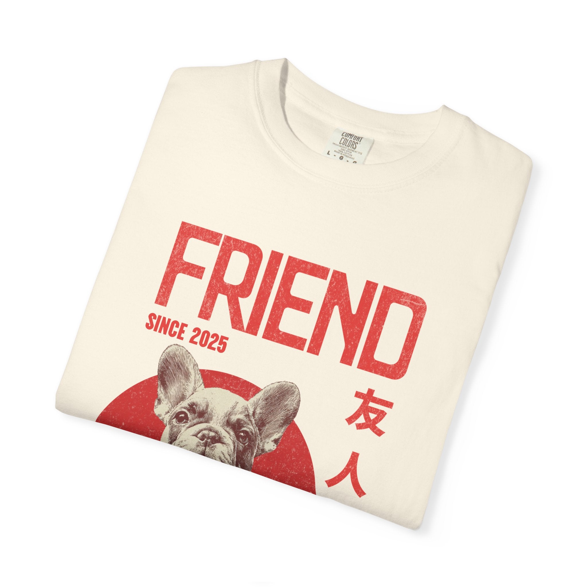French Bulldog Puppy Tee | Anime Dog Shirt | Unisex Birthday Gift | Custom Year Personalization | Gift for Dog Lovers and Anime Fans