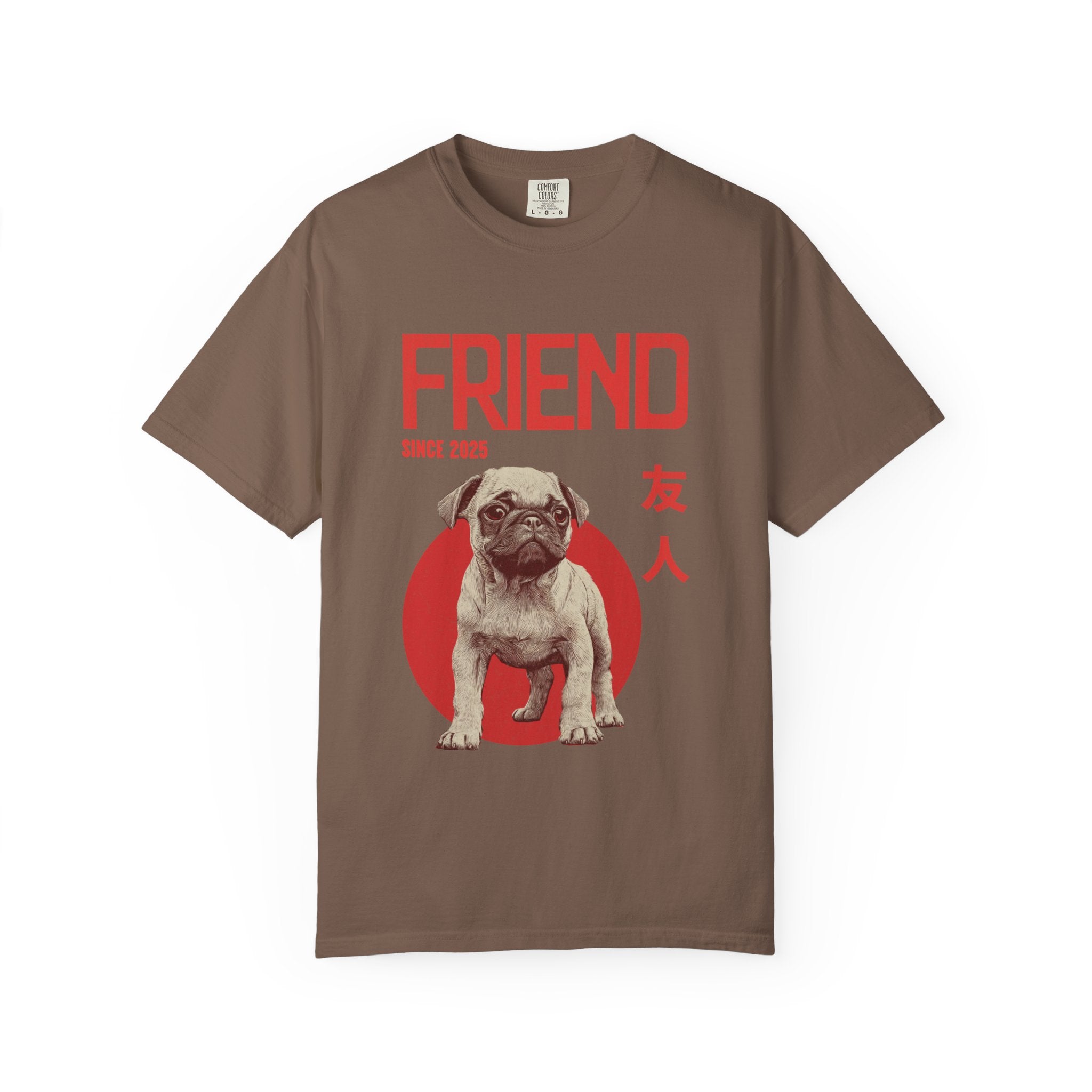 Pug Puppy T-shirt | Anime Dog Shirt | Pet Memorial, Adoption Gift | Custom Year Personalization | Dog mama |Comfort Colors®