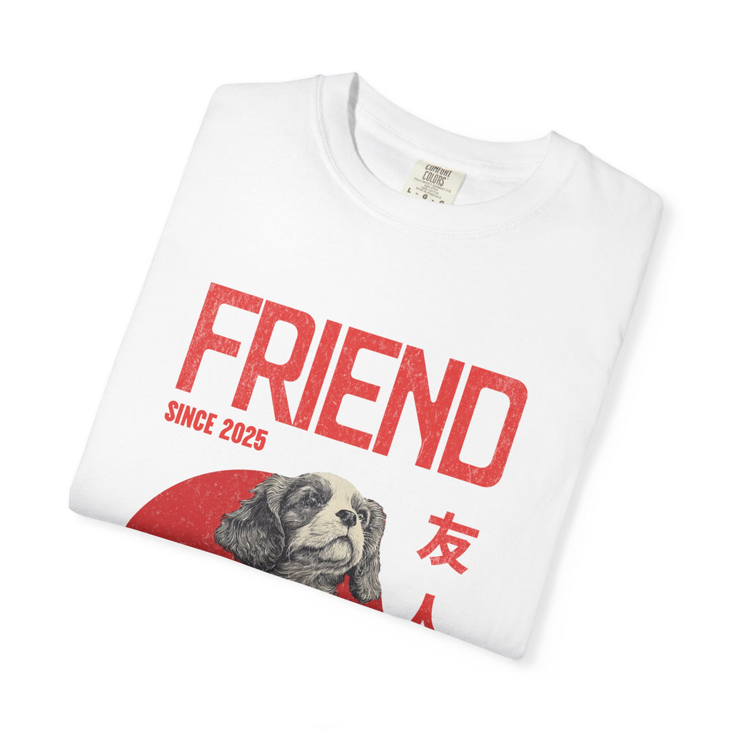Cavalier King Charles Spaniel Puppy T-shirt | Anime Dog Shirt | Pet Memorial, Adoption Gift | Custom Year Personalization | Comfort Colors®