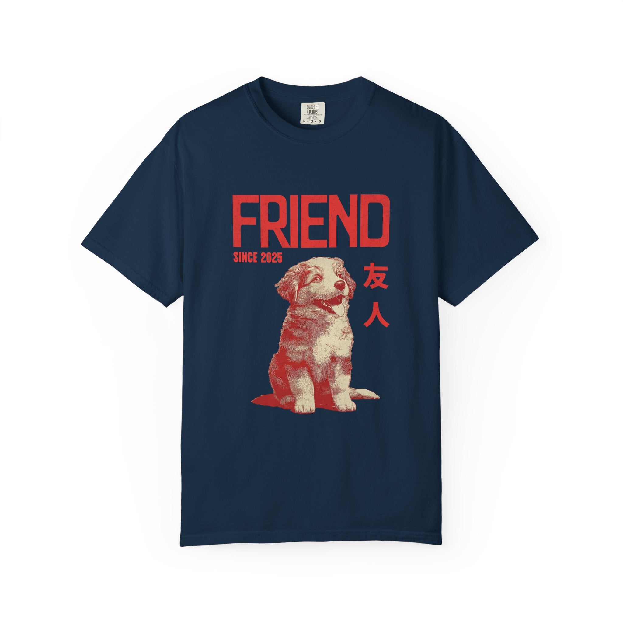 Australian Shepherd Friend Tee | Anime Dog Shirt | Unisex Birthday Gift | Custom Year Personalization | Gift for Dog Lovers and Anime Fans
