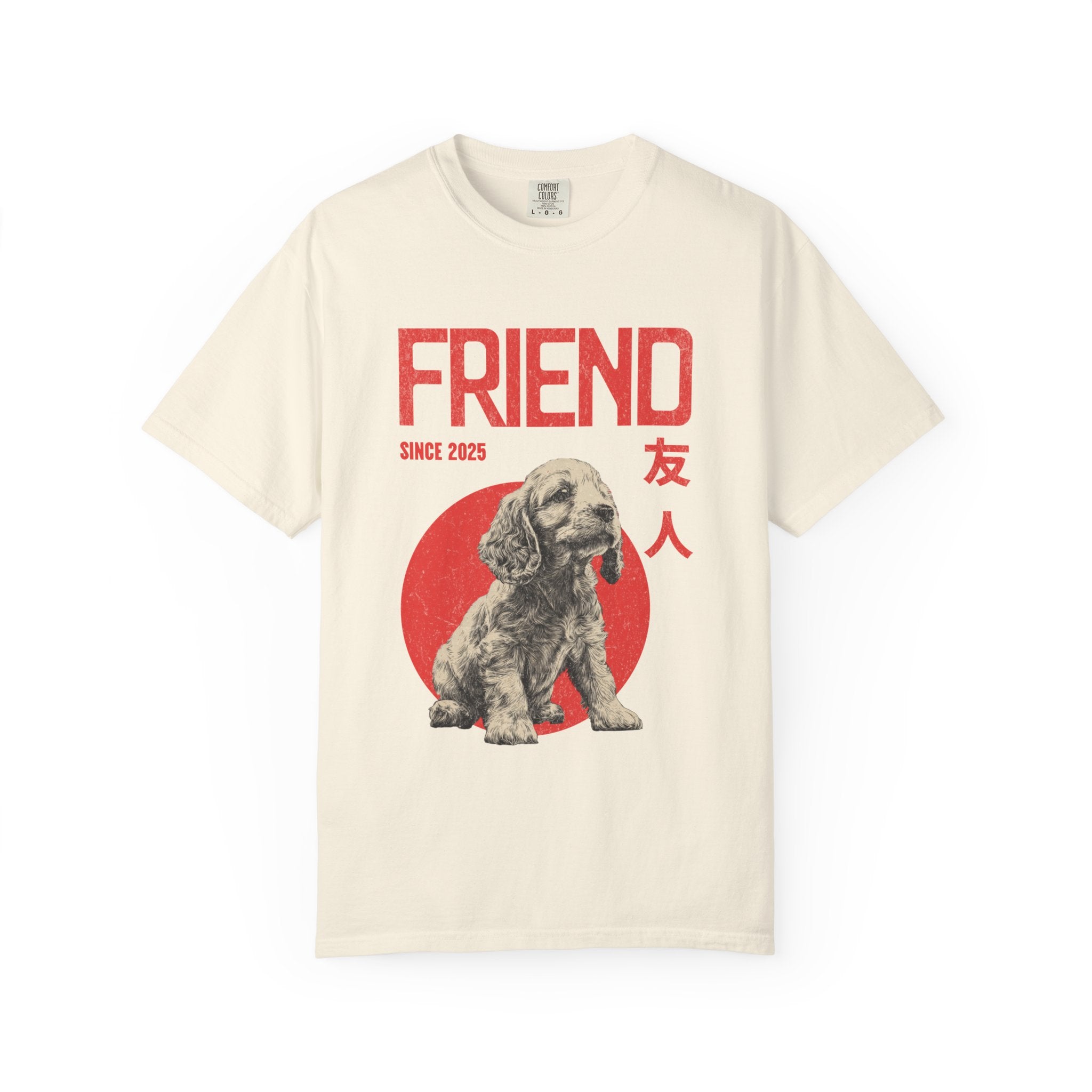 Cocker Spaniel Puppy T-shirt | Anime Dog Shirt | Pet Memorial, Adoption Gift | Custom Year Personalization | Dog mama |Comfort Colors®