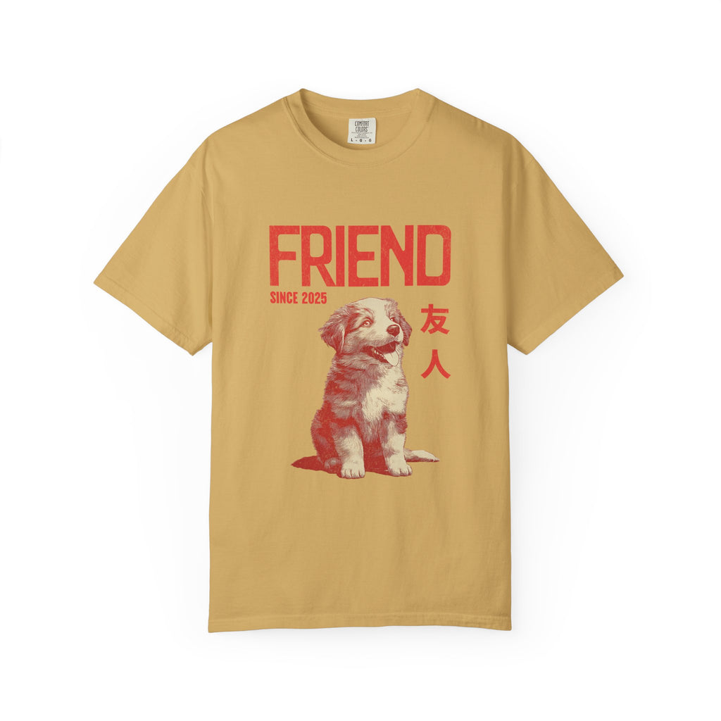 Australian Shepherd Friend Tee | Anime Dog Shirt | Unisex Birthday Gift | Custom Year Personalization | Gift for Dog Lovers and Anime Fans