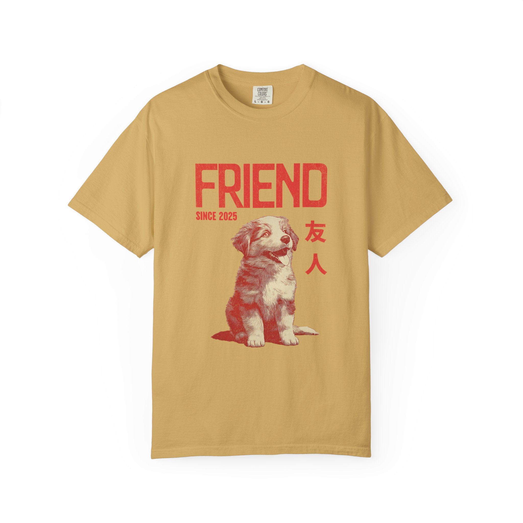 Australian Shepherd Friend Tee | Anime Dog Shirt | Unisex Birthday Gift | Custom Year Personalization | Gift for Dog Lovers and Anime Fans