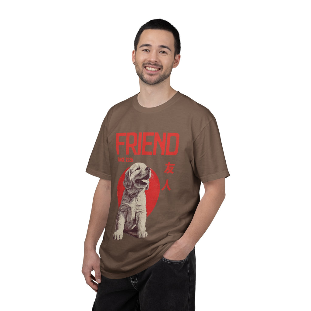 Golden Retriever Puppy Tee | Anime Dog Shirt | Unisex Birthday Gift | Custom Year Personalization | Gift for Dog Lovers and Anime Fans