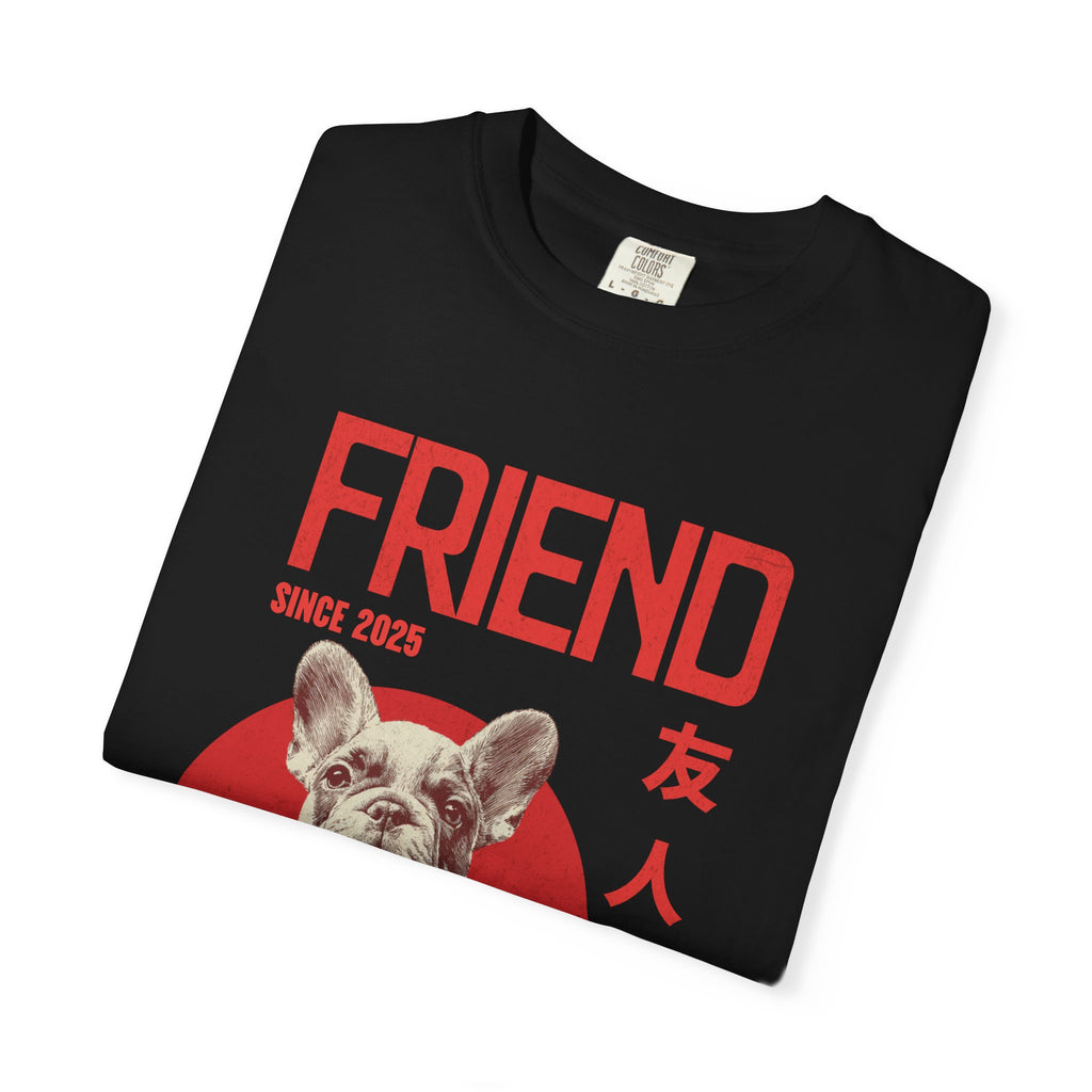 French Bulldog Puppy Tee | Anime Dog Shirt | Unisex Birthday Gift | Custom Year Personalization | Gift for Dog Lovers and Anime Fans