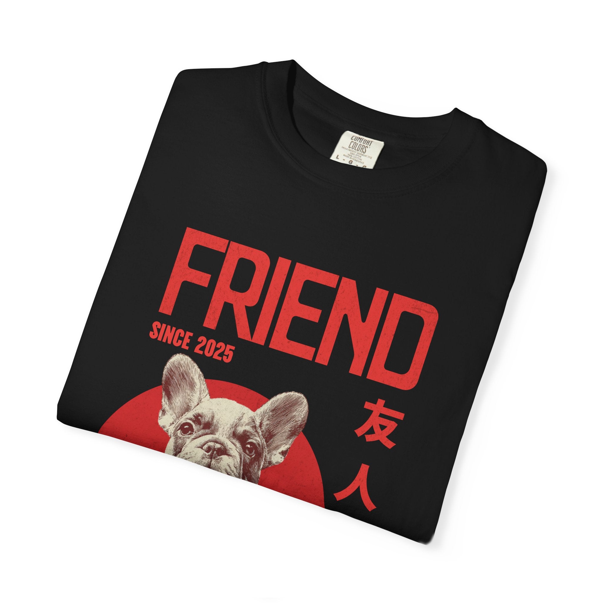 French Bulldog Puppy Tee | Anime Dog Shirt | Unisex Birthday Gift | Custom Year Personalization | Gift for Dog Lovers and Anime Fans