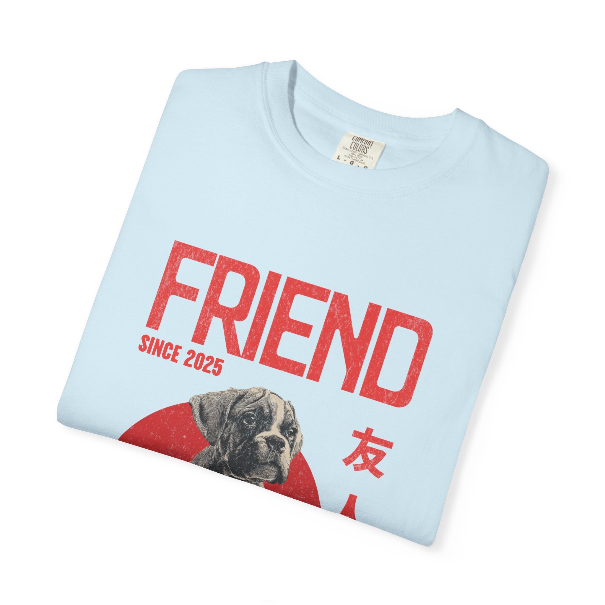 Boxer Puppy T-shirt | Anime Dog Shirt | Pet Memorial, Adoption Gift | Custom Year Personalization | Comfort Colors®