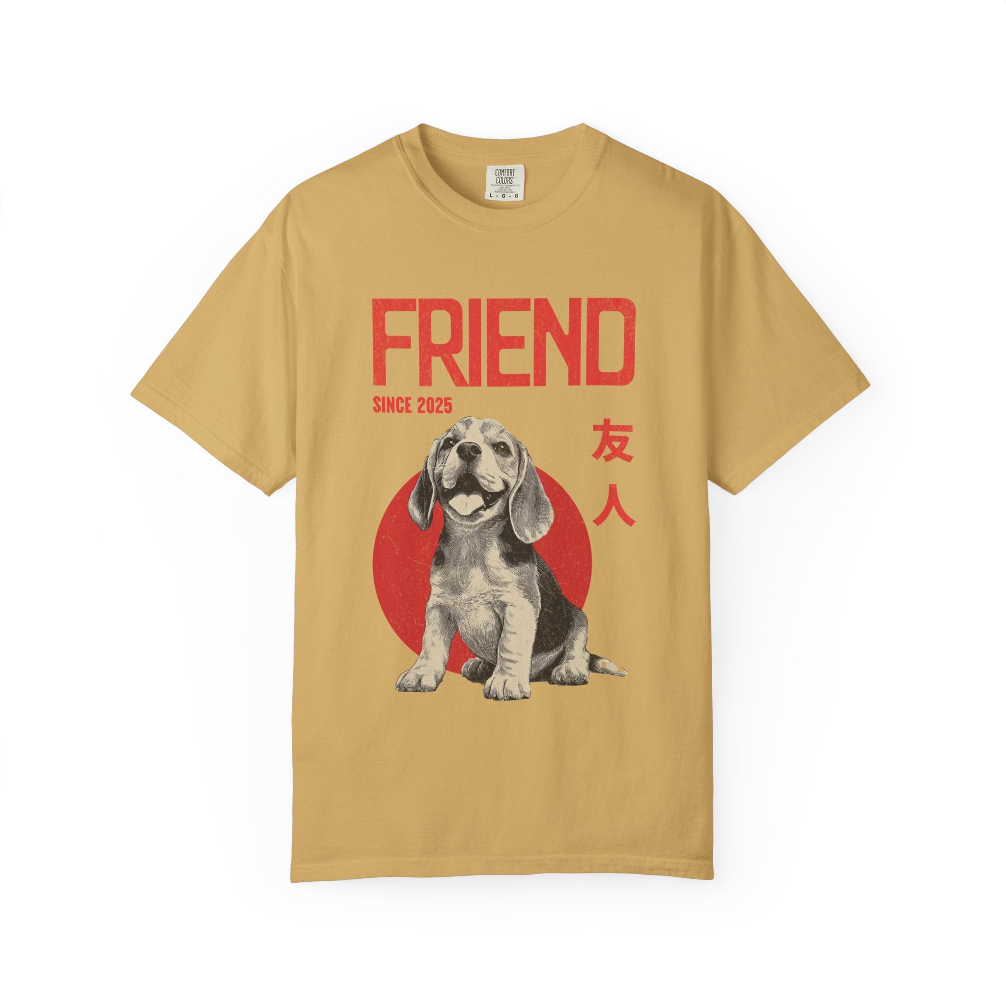 Beagle Puppy T-shirt | Anime Dog Shirt | Pet Memorial, Adoption Gift | Custom Year Personalization | Puppy owner mama |Comfort Colors®