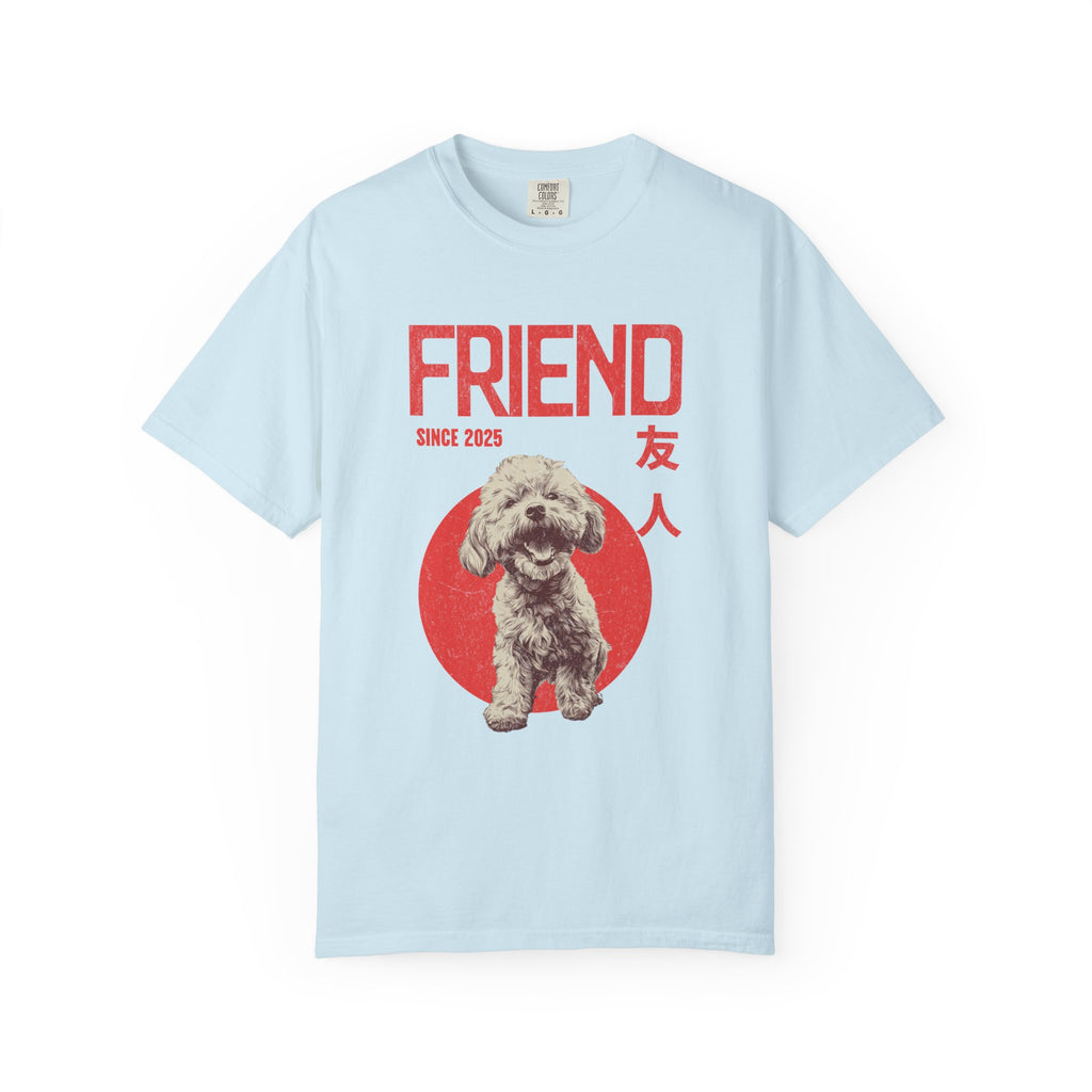 Poodle Puppy T-shirt | Anime Dog Shirt | Unisex Birthday Gift | Custom Year Personalization | Gift for Dog Lovers and Anime Fans