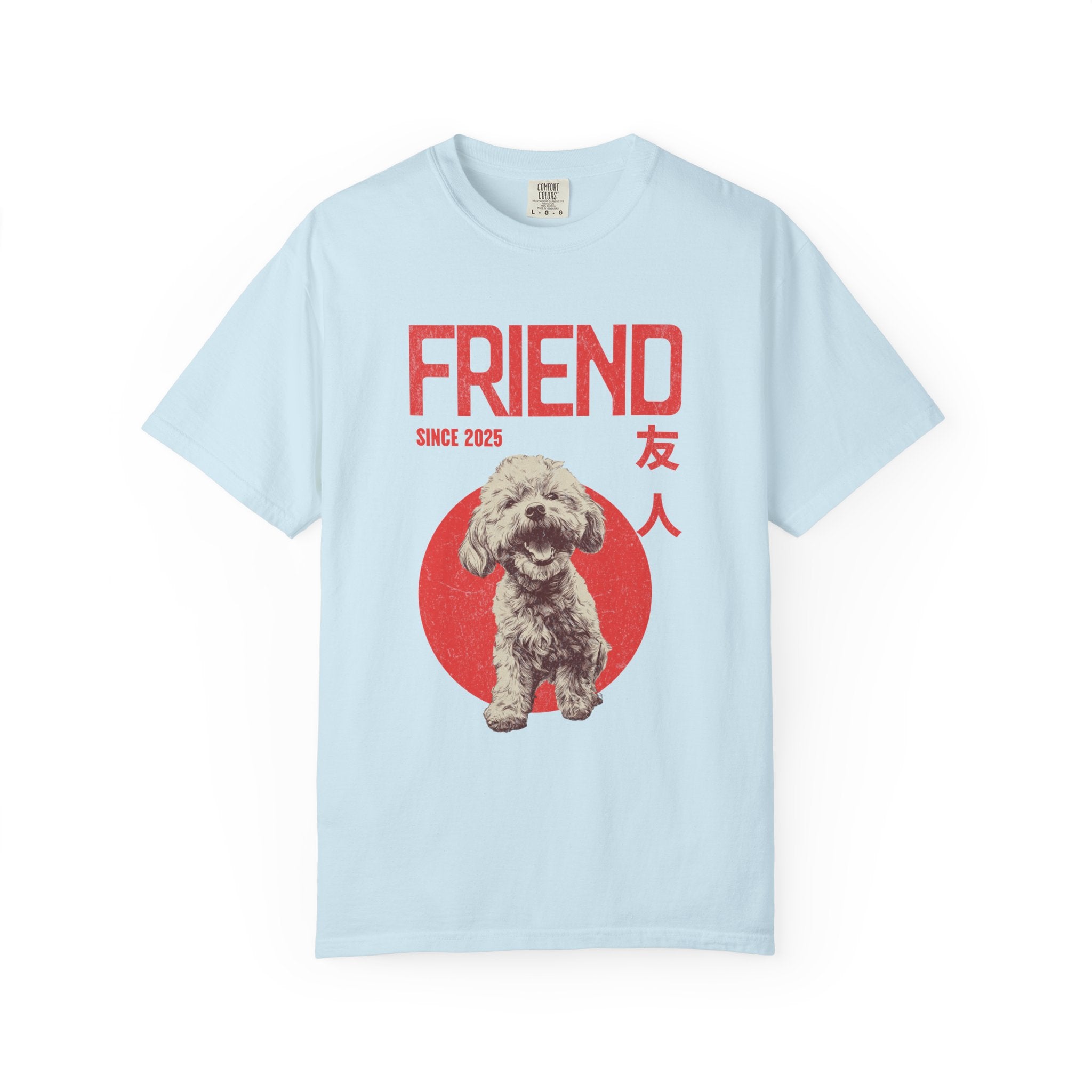 Poodle Puppy T-shirt | Anime Dog Shirt | Unisex Birthday Gift | Custom Year Personalization | Gift for Dog Lovers and Anime Fans