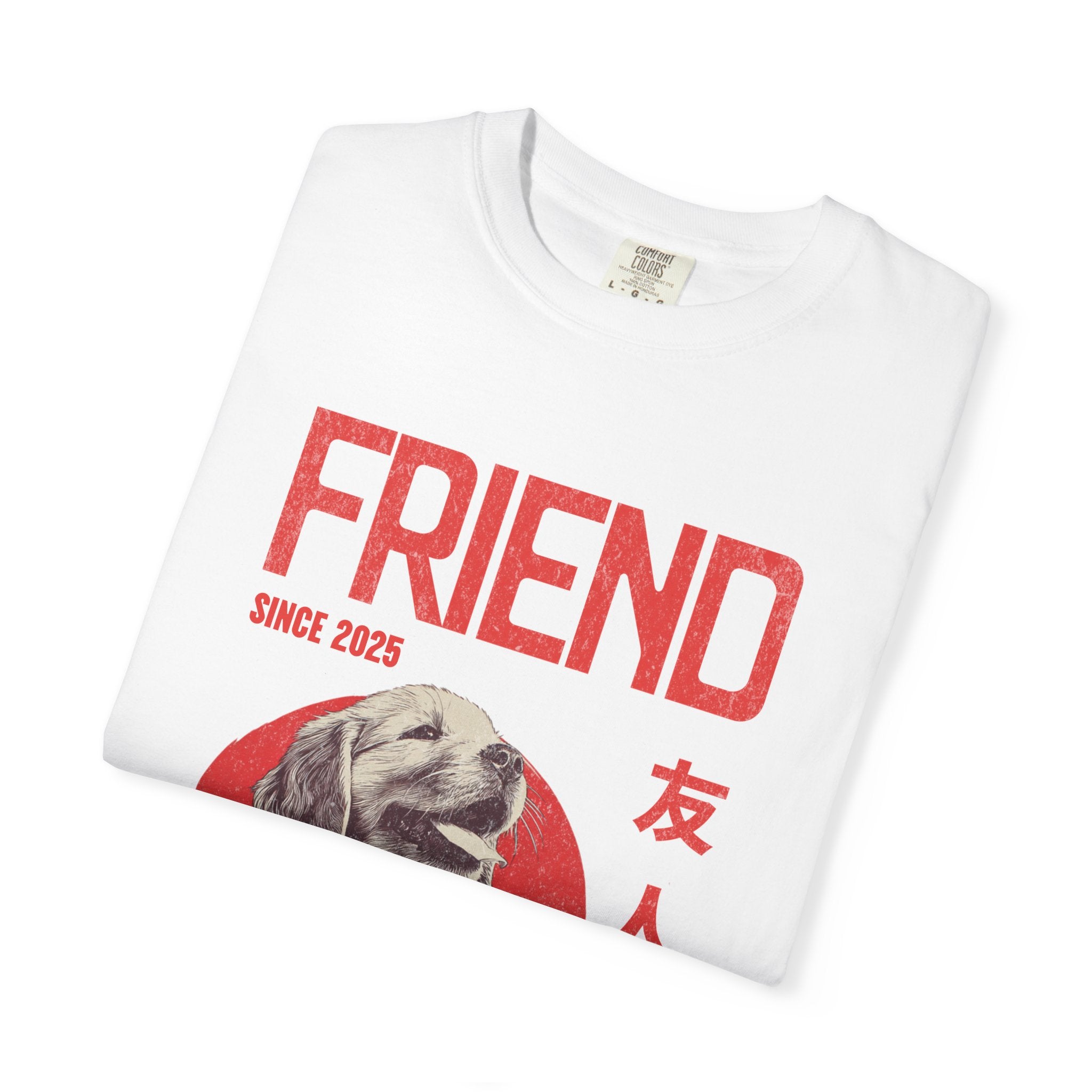 Golden Retriever Puppy Tee | Anime Dog Shirt | Unisex Birthday Gift | Custom Year Personalization | Gift for Dog Lovers and Anime Fans