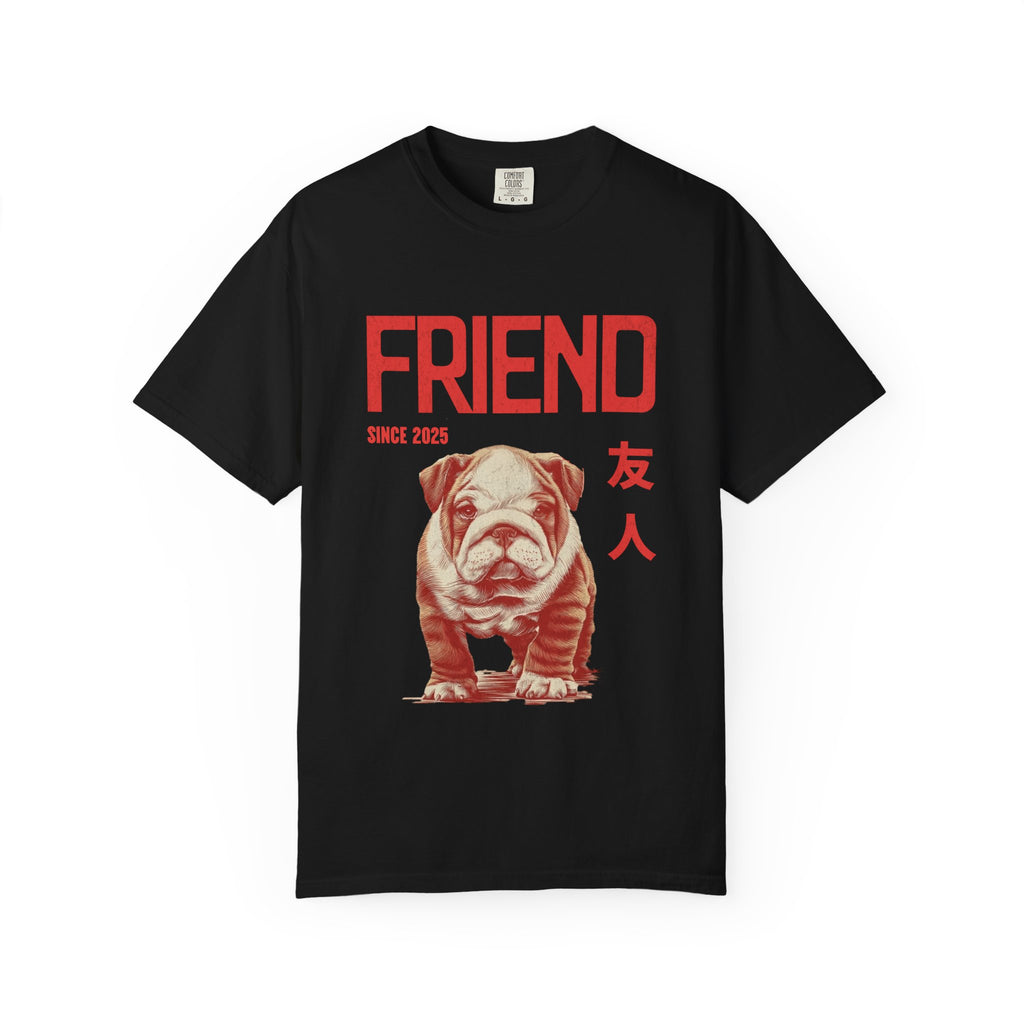 English Bulldog Puppy T-shirt | Anime Dog Shirt | Pet Memorial, Adoption Gift | Custom Year Personalization | Dog mama |Comfort Colors®