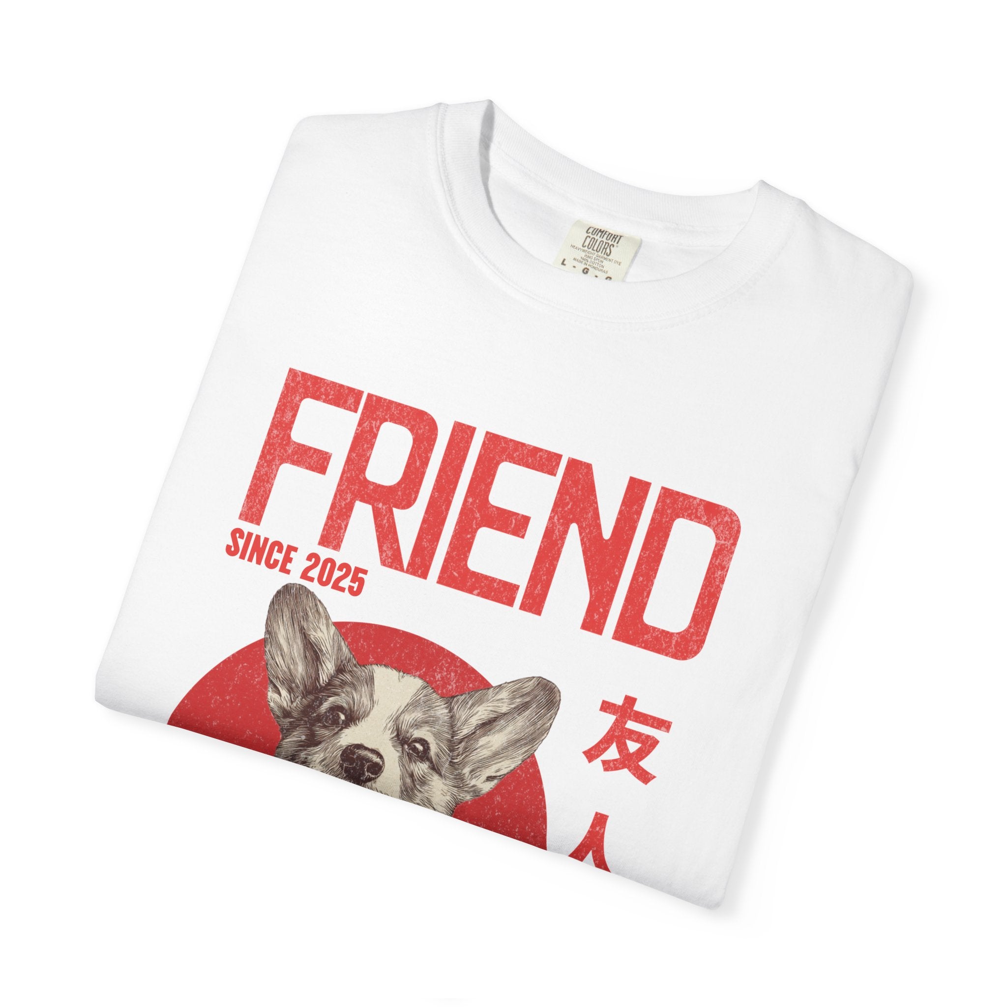 Corgi Puppy T-shirt | Anime Dog Shirt | Pet Memorial, Adoption Gift | Custom Year Personalization | Puppy owner mama |Comfort Colors®