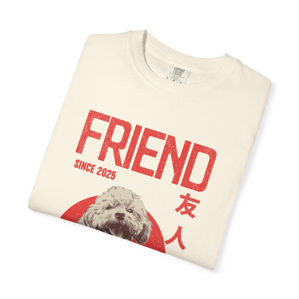 Poodle Puppy T-shirt | Anime Dog Shirt | Unisex Birthday Gift | Custom Year Personalization | Gift for Dog Lovers and Anime Fans