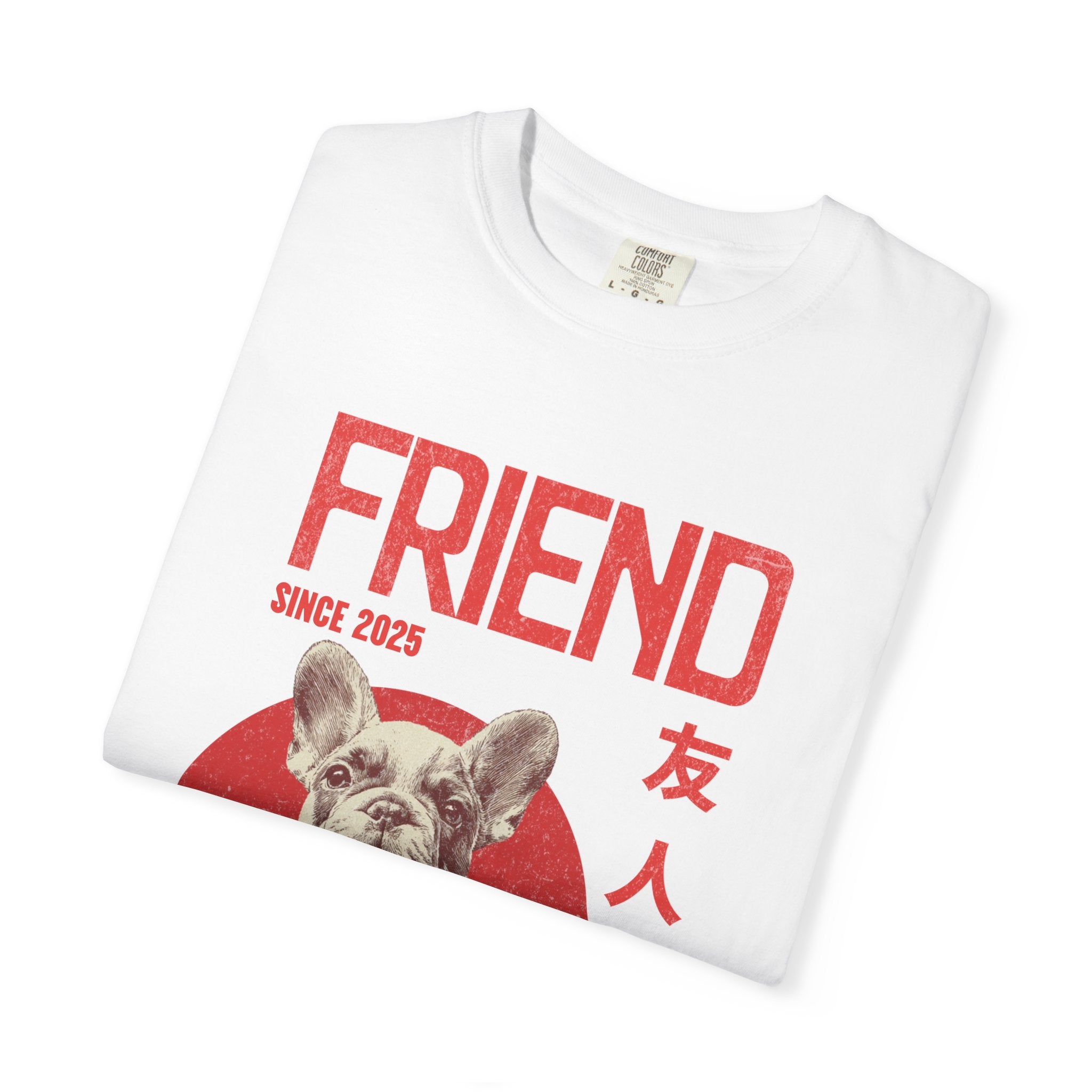 French Bulldog Puppy Tee | Anime Dog Shirt | Unisex Birthday Gift | Custom Year Personalization | Gift for Dog Lovers and Anime Fans