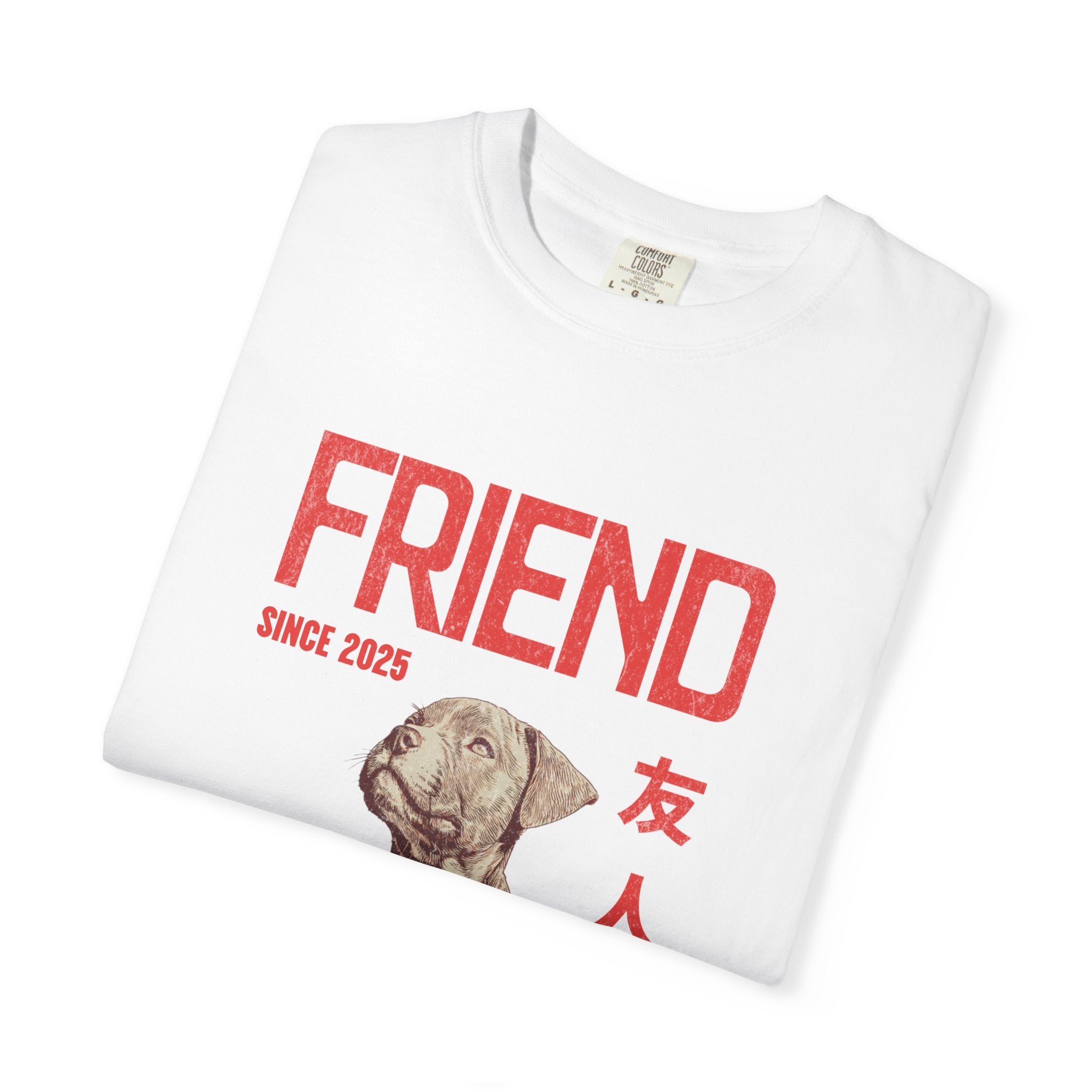 Pitbull Friend Shirt  | Anime Dog T-Shirt | Unisex Birthday Gift | Custom Year Personalization | Gift for Dog Lovers and Anime Fans