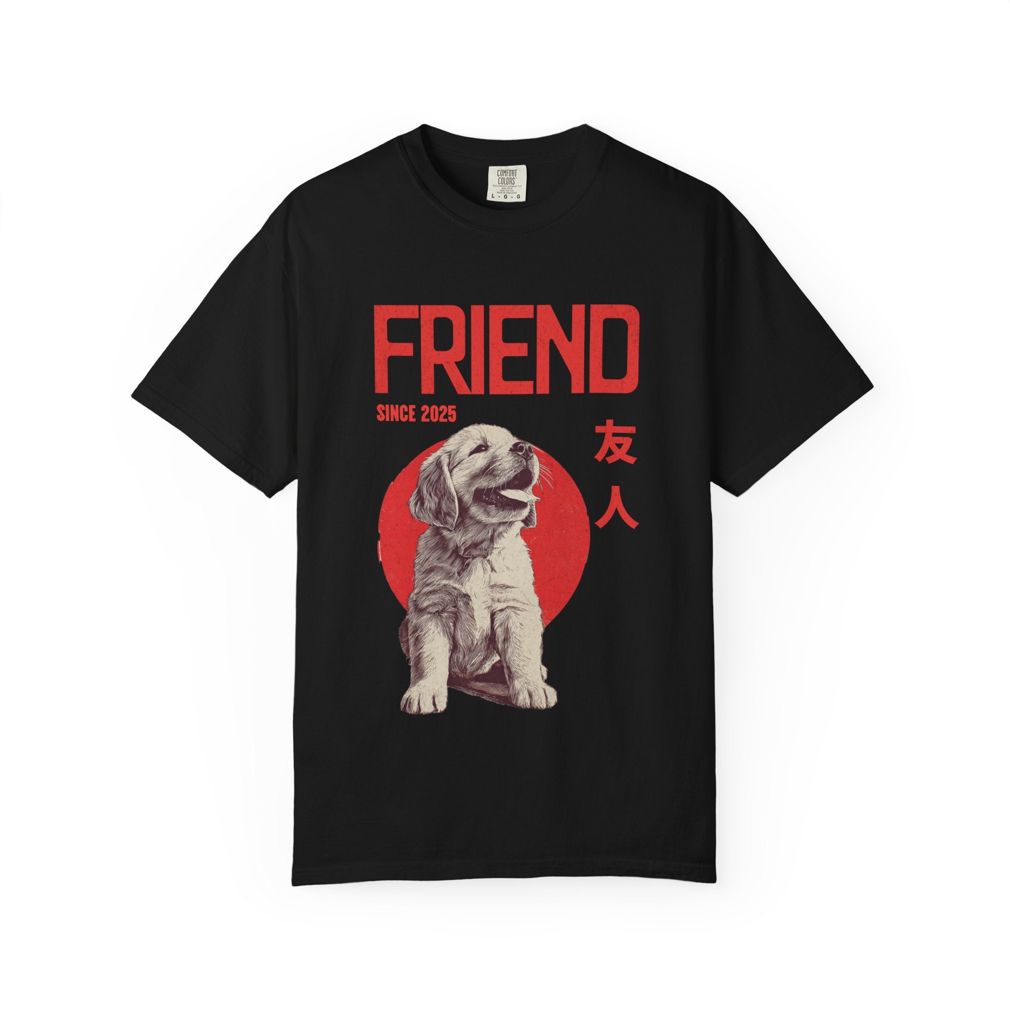 Golden Retriever Puppy Tee | Anime Dog Shirt | Unisex Birthday Gift | Custom Year Personalization | Gift for Dog Lovers and Anime Fans