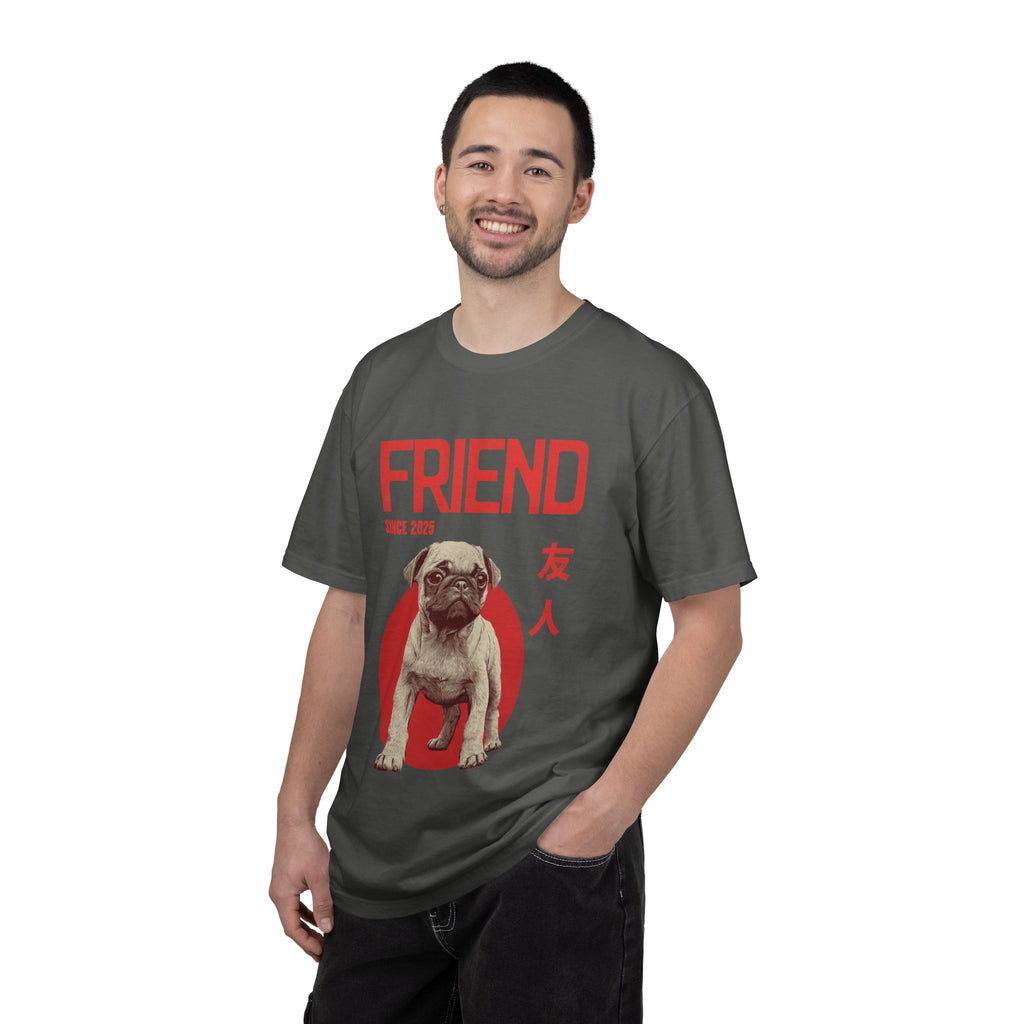 Pug Puppy T-shirt | Anime Dog Shirt | Pet Memorial, Adoption Gift | Custom Year Personalization | Dog mama |Comfort Colors®
