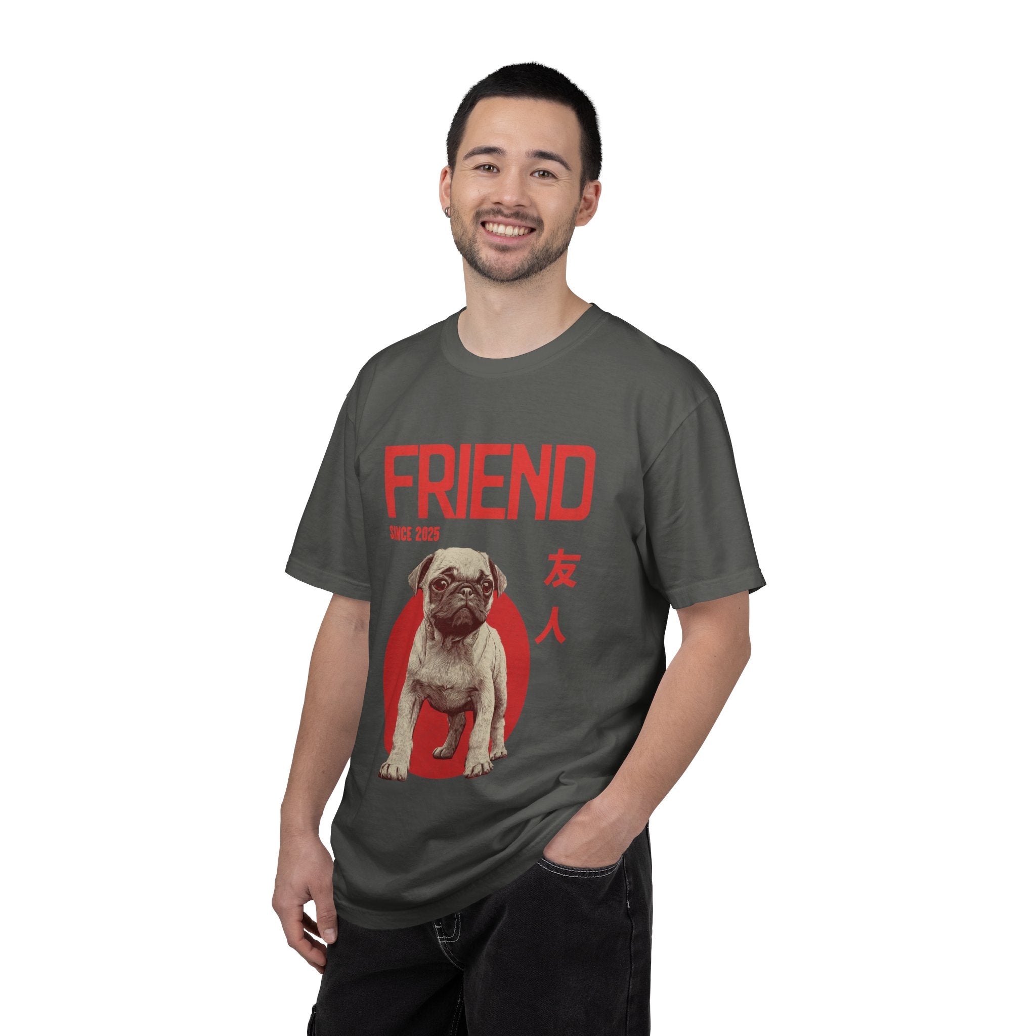 Pug Puppy T-shirt | Anime Dog Shirt | Pet Memorial, Adoption Gift | Custom Year Personalization | Dog mama |Comfort Colors®