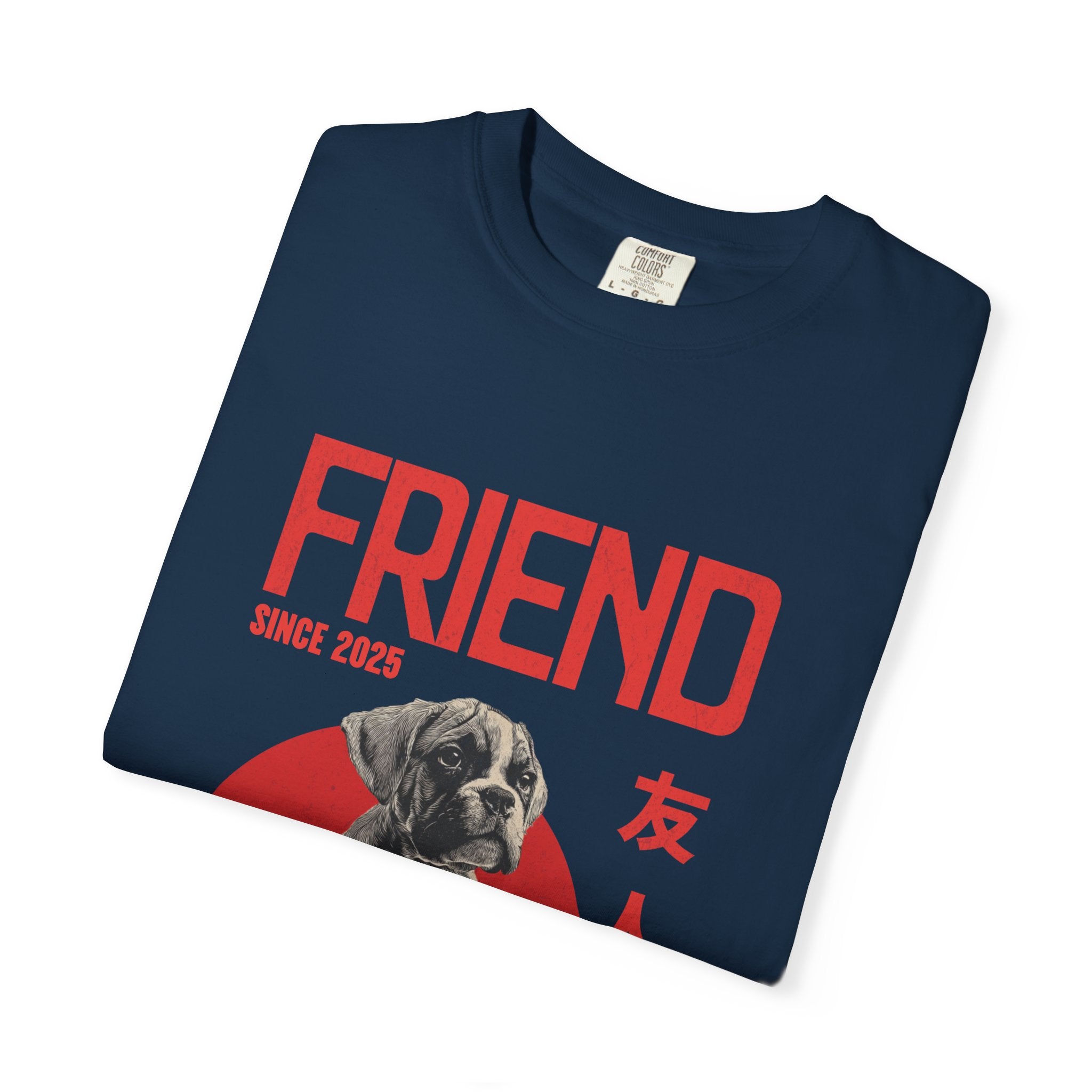 Boxer Puppy T-shirt | Anime Dog Shirt | Pet Memorial, Adoption Gift | Custom Year Personalization | Comfort Colors®