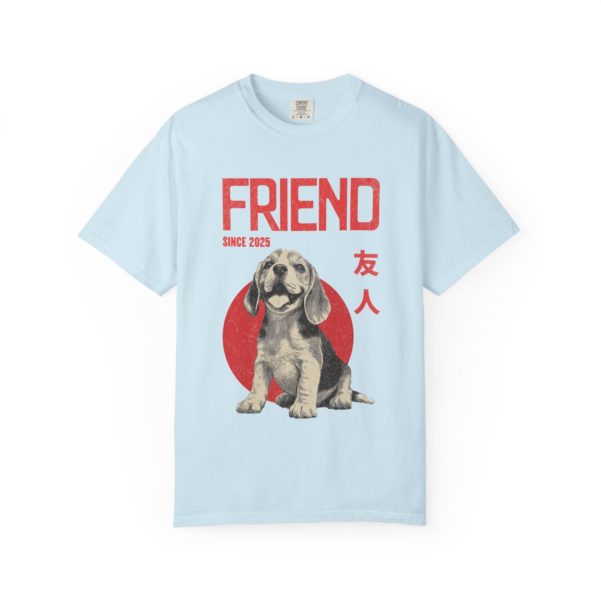 Beagle Puppy T-shirt | Anime Dog Shirt | Pet Memorial, Adoption Gift | Custom Year Personalization | Puppy owner mama |Comfort Colors®
