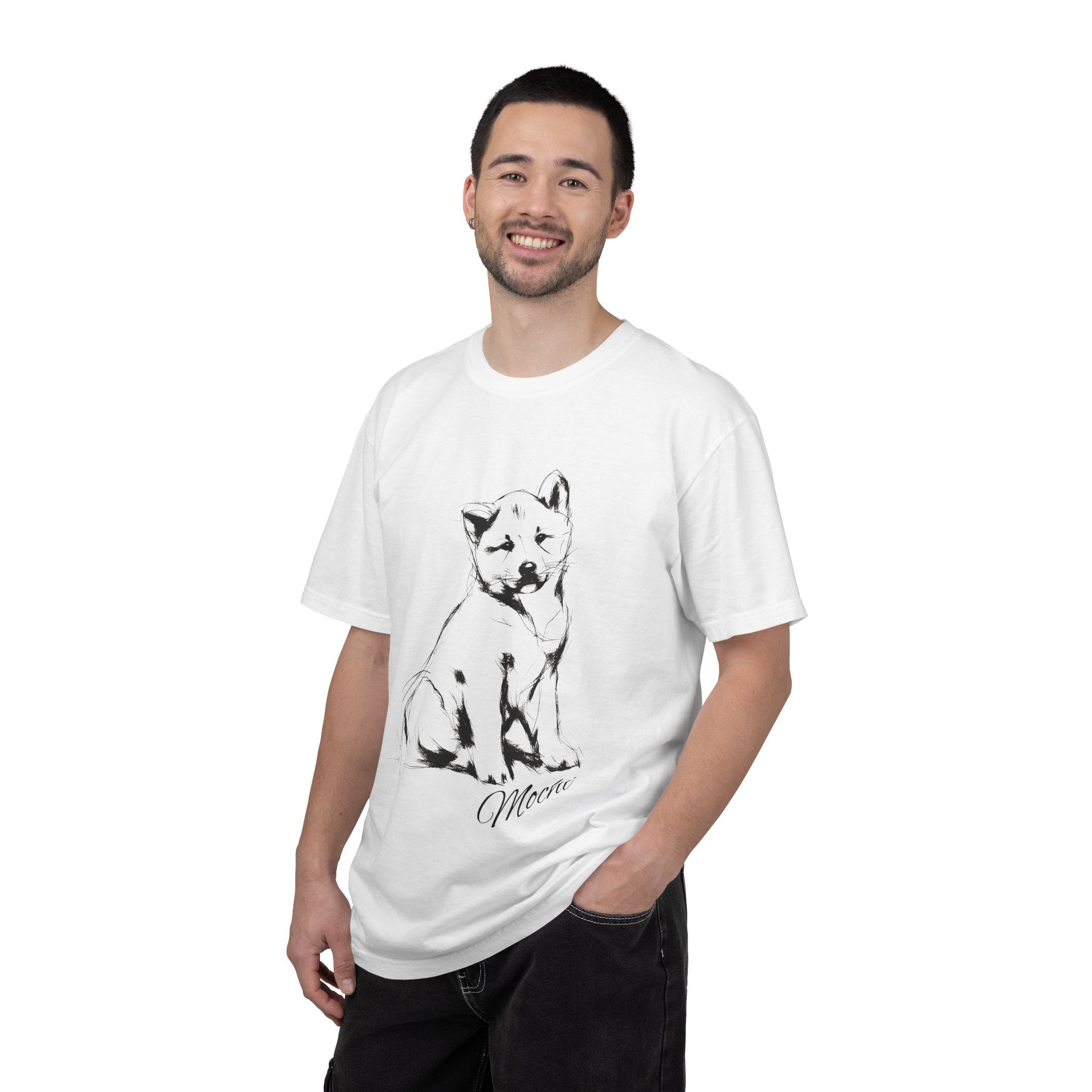 Personalized Akita Inu T-Shirt | Custom Dog Name Tee | Comfort Colors 1717 Tee | Minimal Sketch Vintage Style | Dog lover gift