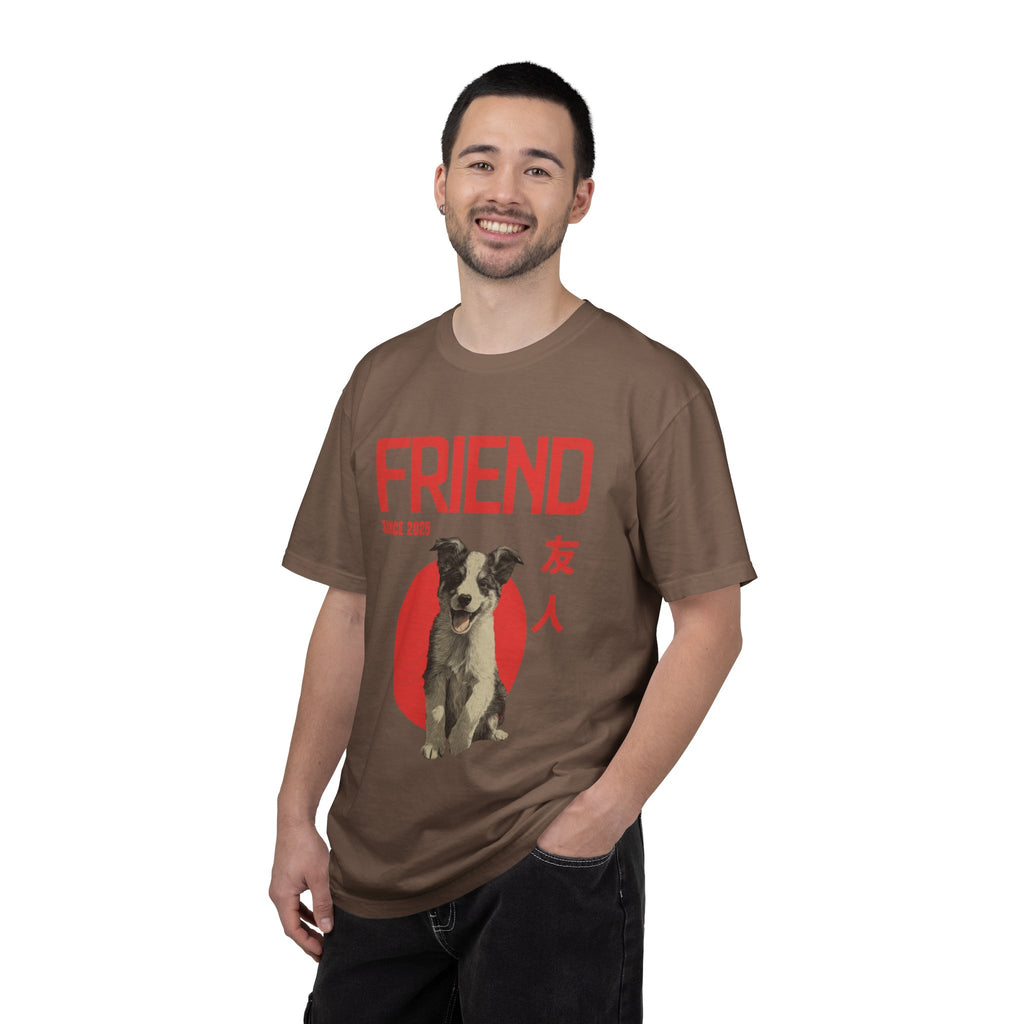 Border Collie Puppy T-shirt | Anime Dog Shirt | Pet Memorial, Adoption Gift | Custom Year Personalization | Comfort Colors®