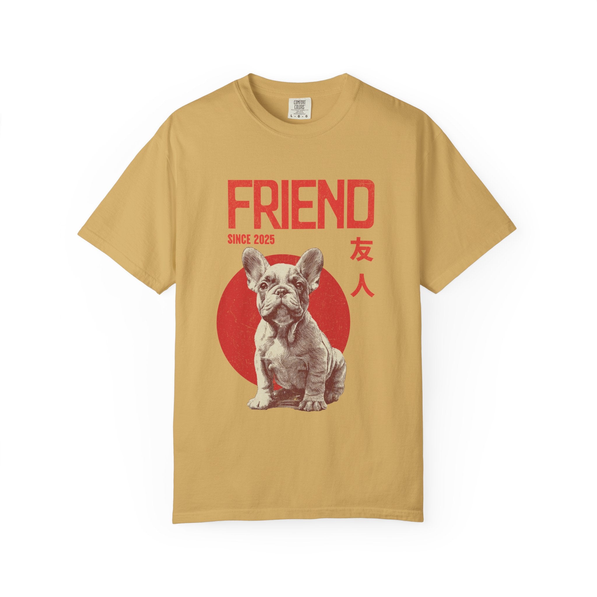 French Bulldog Puppy Tee | Anime Dog Shirt | Unisex Birthday Gift | Custom Year Personalization | Gift for Dog Lovers and Anime Fans