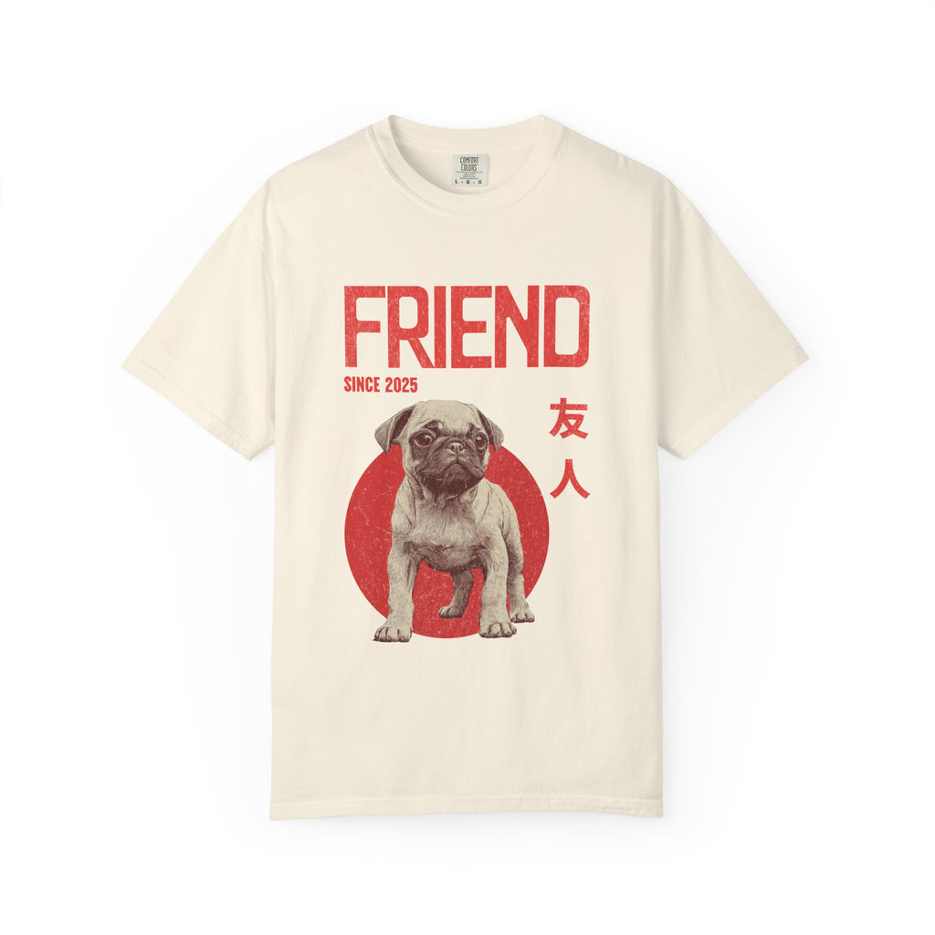 Pug Puppy T-shirt | Anime Dog Shirt | Pet Memorial, Adoption Gift | Custom Year Personalization | Dog mama |Comfort Colors®