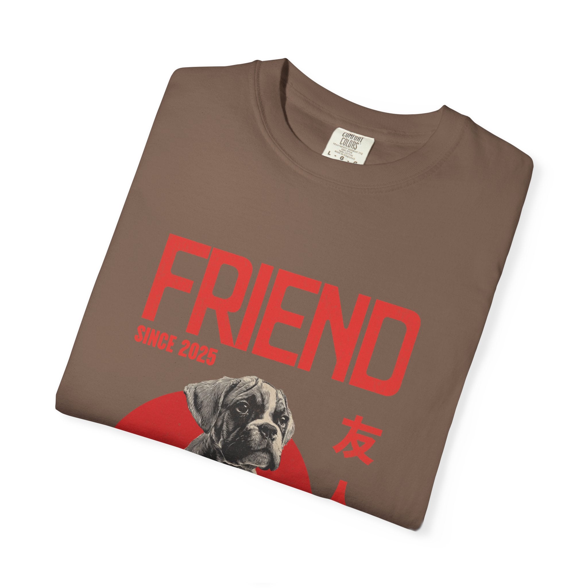 Boxer Puppy T-shirt | Anime Dog Shirt | Pet Memorial, Adoption Gift | Custom Year Personalization | Comfort Colors®