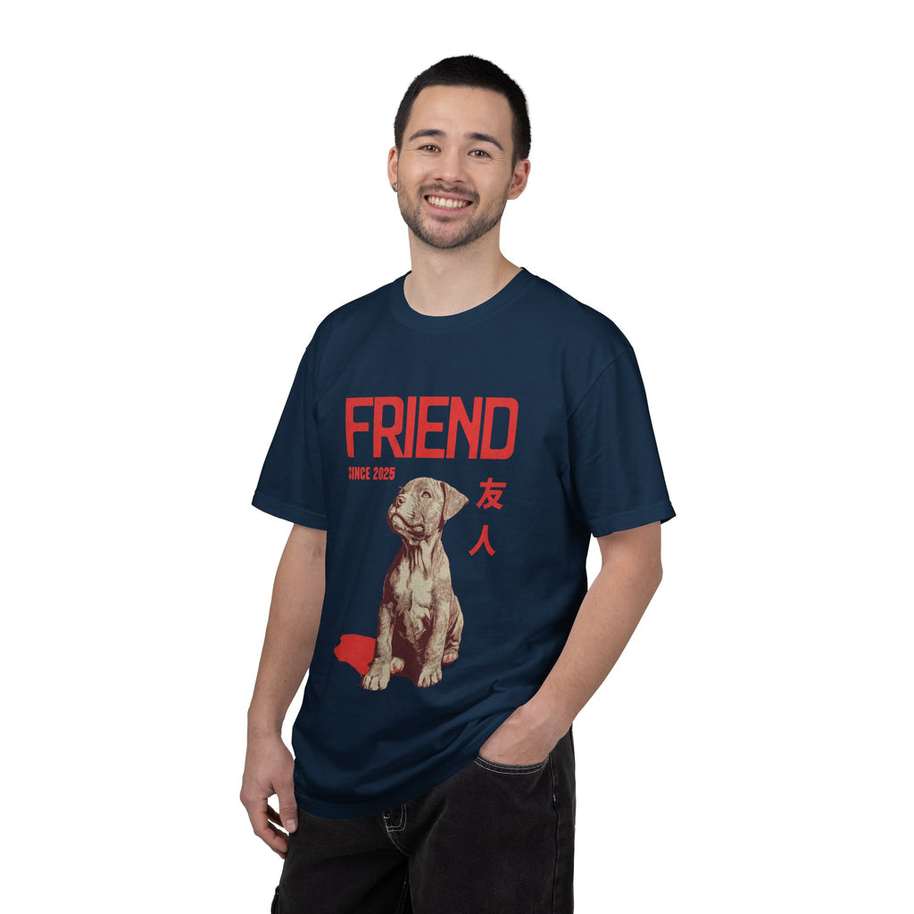 Pitbull Friend Shirt  | Anime Dog T-Shirt | Unisex Birthday Gift | Custom Year Personalization | Gift for Dog Lovers and Anime Fans