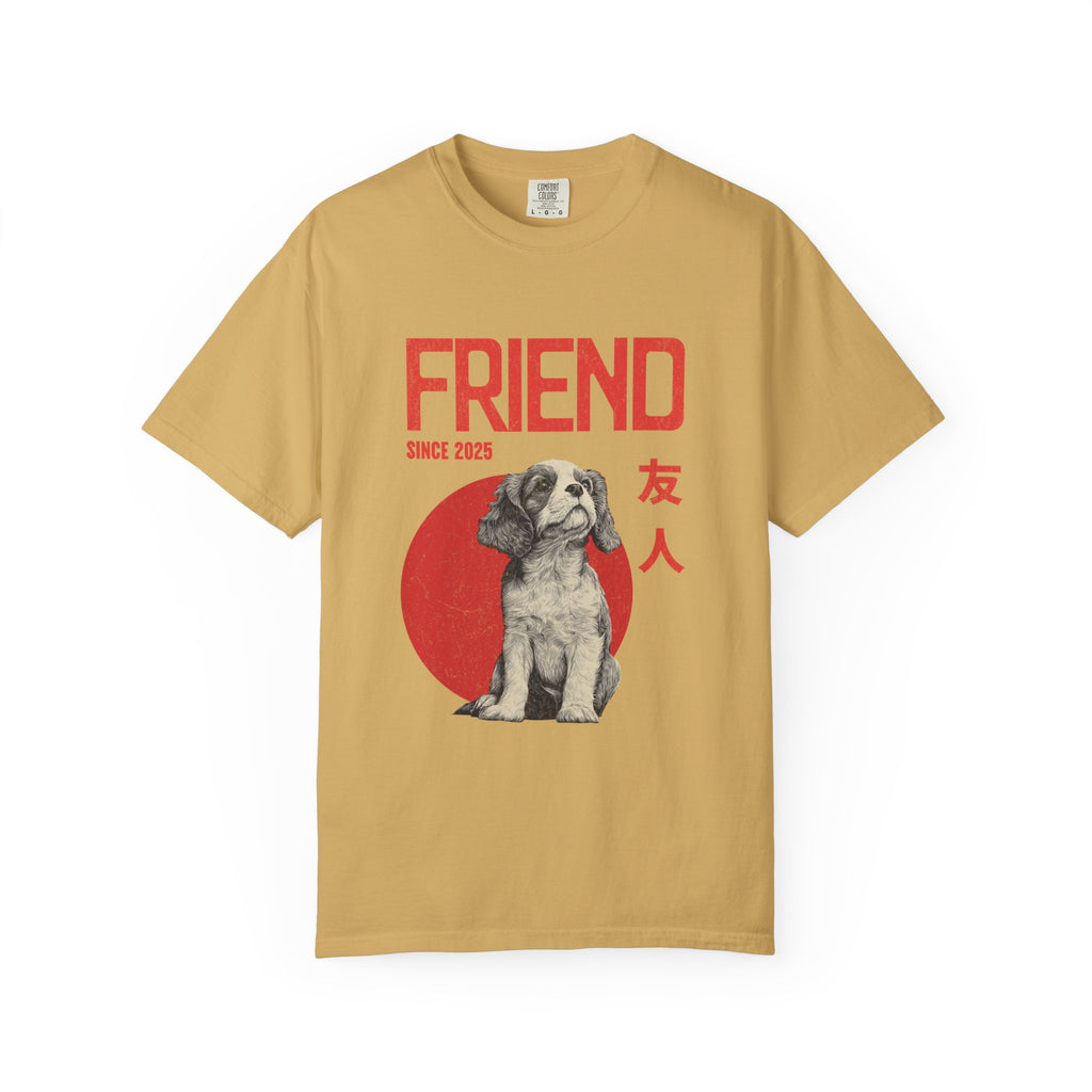 Cavalier King Charles Spaniel Puppy T-shirt | Anime Dog Shirt | Pet Memorial, Adoption Gift | Custom Year Personalization | Comfort Colors®