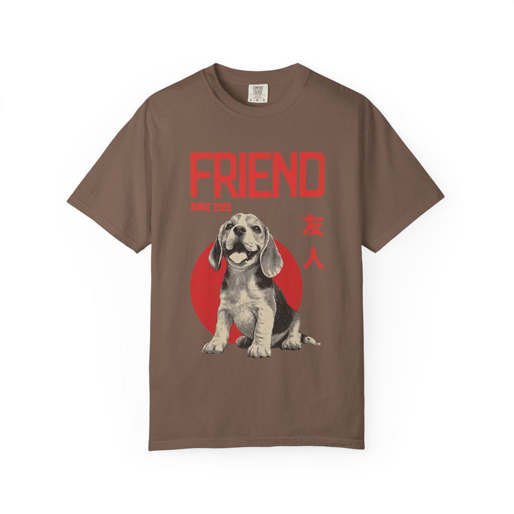 Beagle Puppy T-shirt | Anime Dog Shirt | Pet Memorial, Adoption Gift | Custom Year Personalization | Puppy owner mama |Comfort Colors®