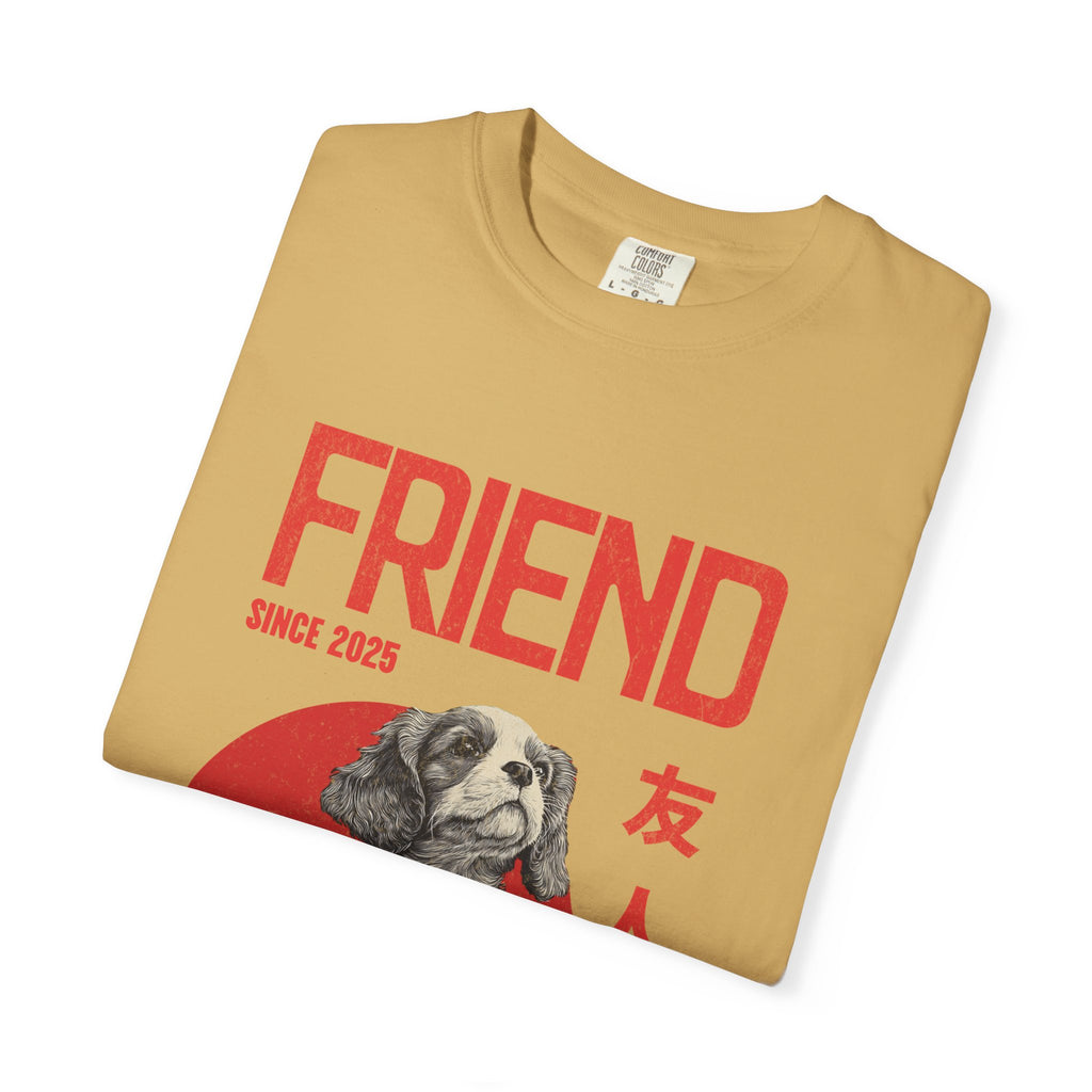 Cavalier King Charles Spaniel Puppy T-shirt | Anime Dog Shirt | Pet Memorial, Adoption Gift | Custom Year Personalization | Comfort Colors®