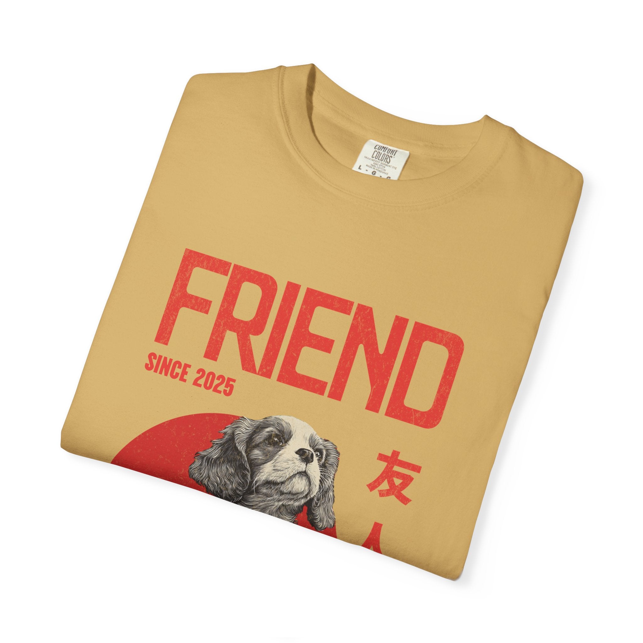 Cavalier King Charles Spaniel Puppy T-shirt | Anime Dog Shirt | Pet Memorial, Adoption Gift | Custom Year Personalization | Comfort Colors®