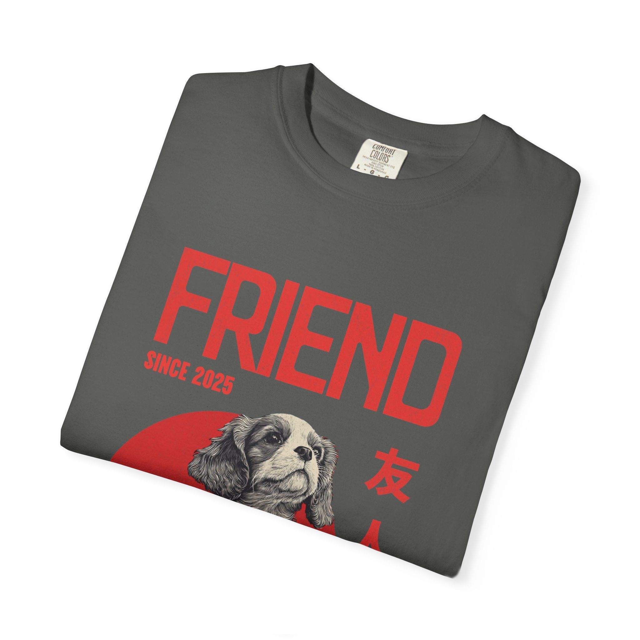 Cavalier King Charles Spaniel Puppy T-shirt | Anime Dog Shirt | Pet Memorial, Adoption Gift | Custom Year Personalization | Comfort Colors®