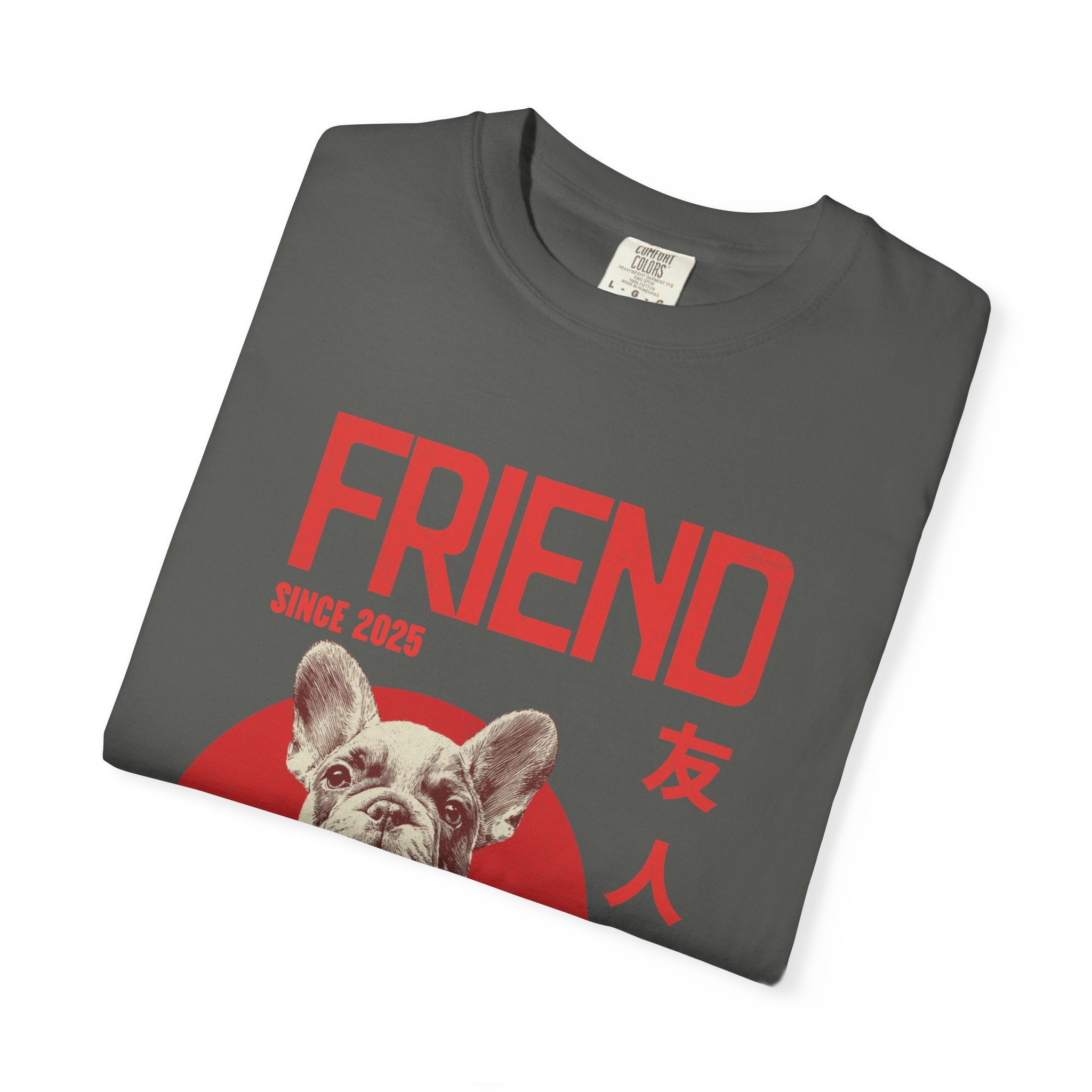 French Bulldog Puppy Tee | Anime Dog Shirt | Unisex Birthday Gift | Custom Year Personalization | Gift for Dog Lovers and Anime Fans