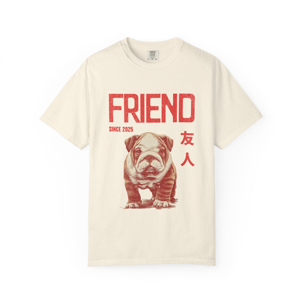 English Bulldog Puppy T-shirt | Anime Dog Shirt | Pet Memorial, Adoption Gift | Custom Year Personalization | Dog mama |Comfort Colors®