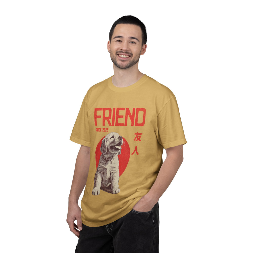 Golden Retriever Puppy Tee | Anime Dog Shirt | Unisex Birthday Gift | Custom Year Personalization | Gift for Dog Lovers and Anime Fans