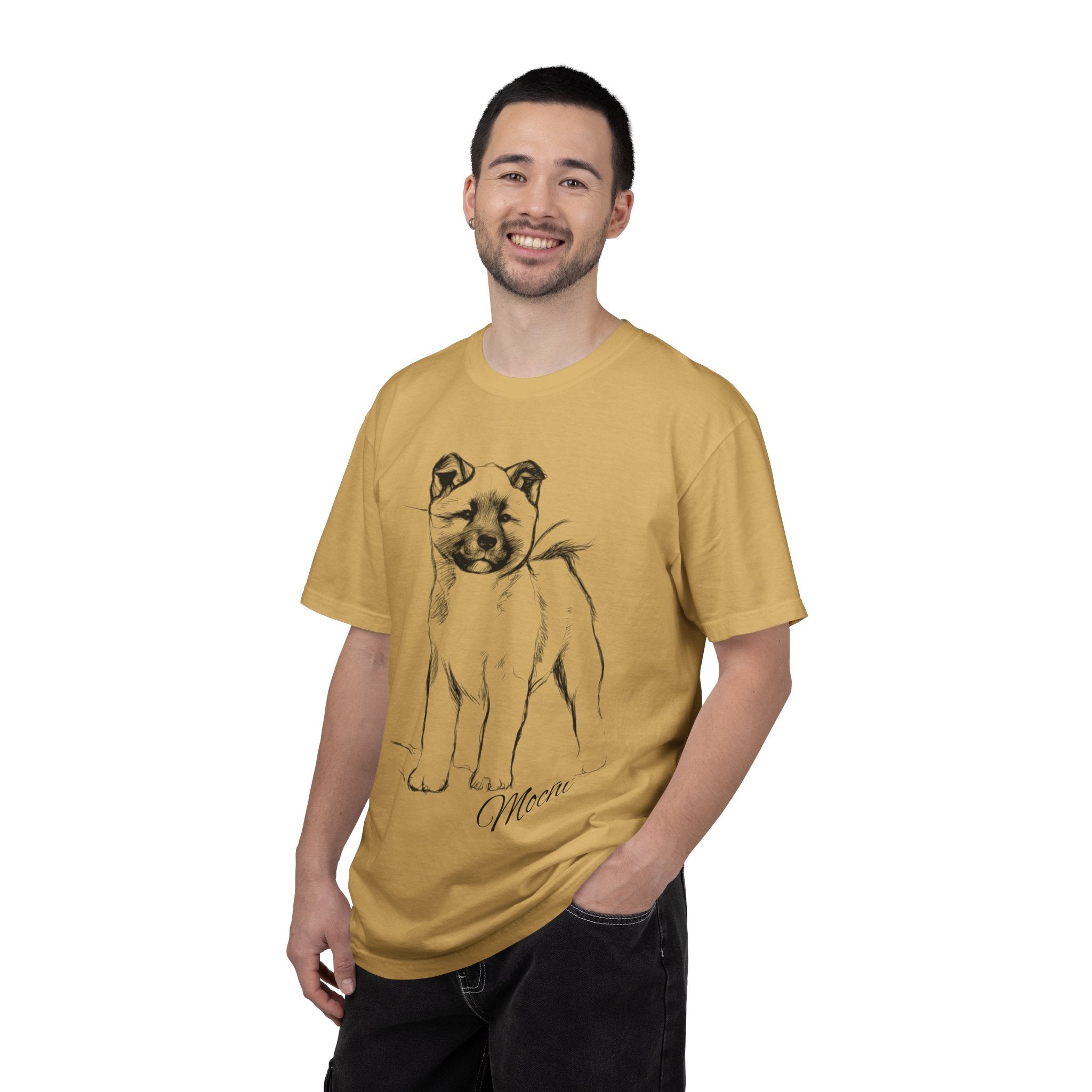 Personalized American Akita T-Shirt | Custom Dog Name Tee | Comfort Colors 1717 Tee | Minimal Sketch Vintage Style | Dog lover gift