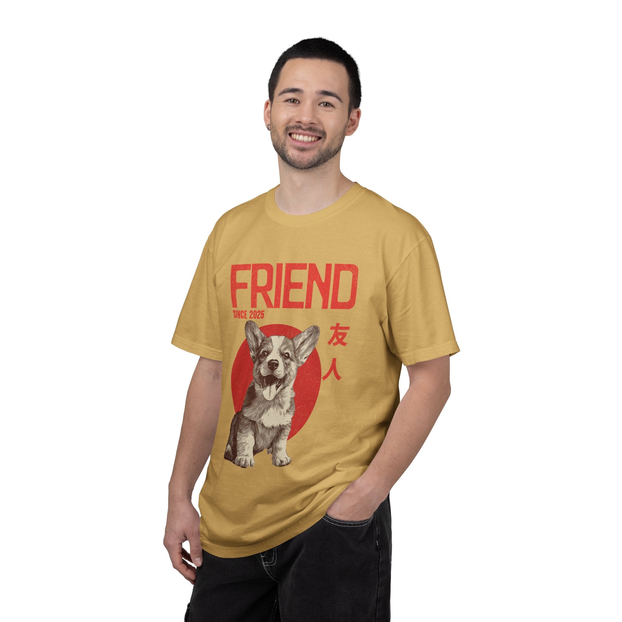 Corgi Puppy T-shirt | Anime Dog Shirt | Pet Memorial, Adoption Gift | Custom Year Personalization | Puppy owner mama |Comfort Colors®