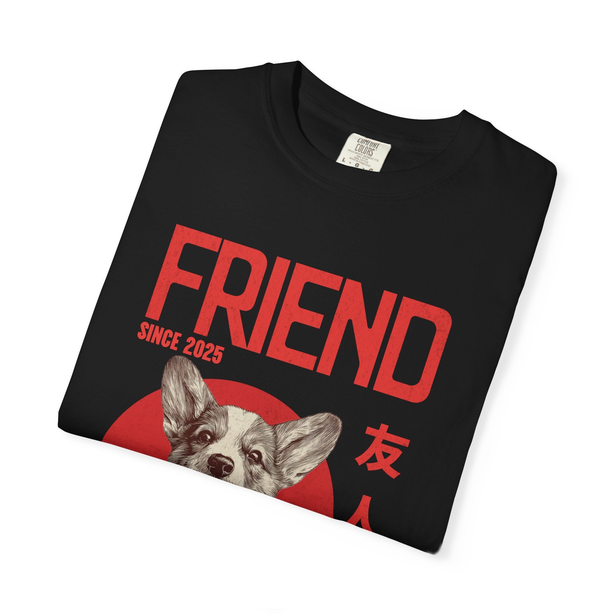 Corgi Puppy T-shirt | Anime Dog Shirt | Pet Memorial, Adoption Gift | Custom Year Personalization | Puppy owner mama |Comfort Colors®