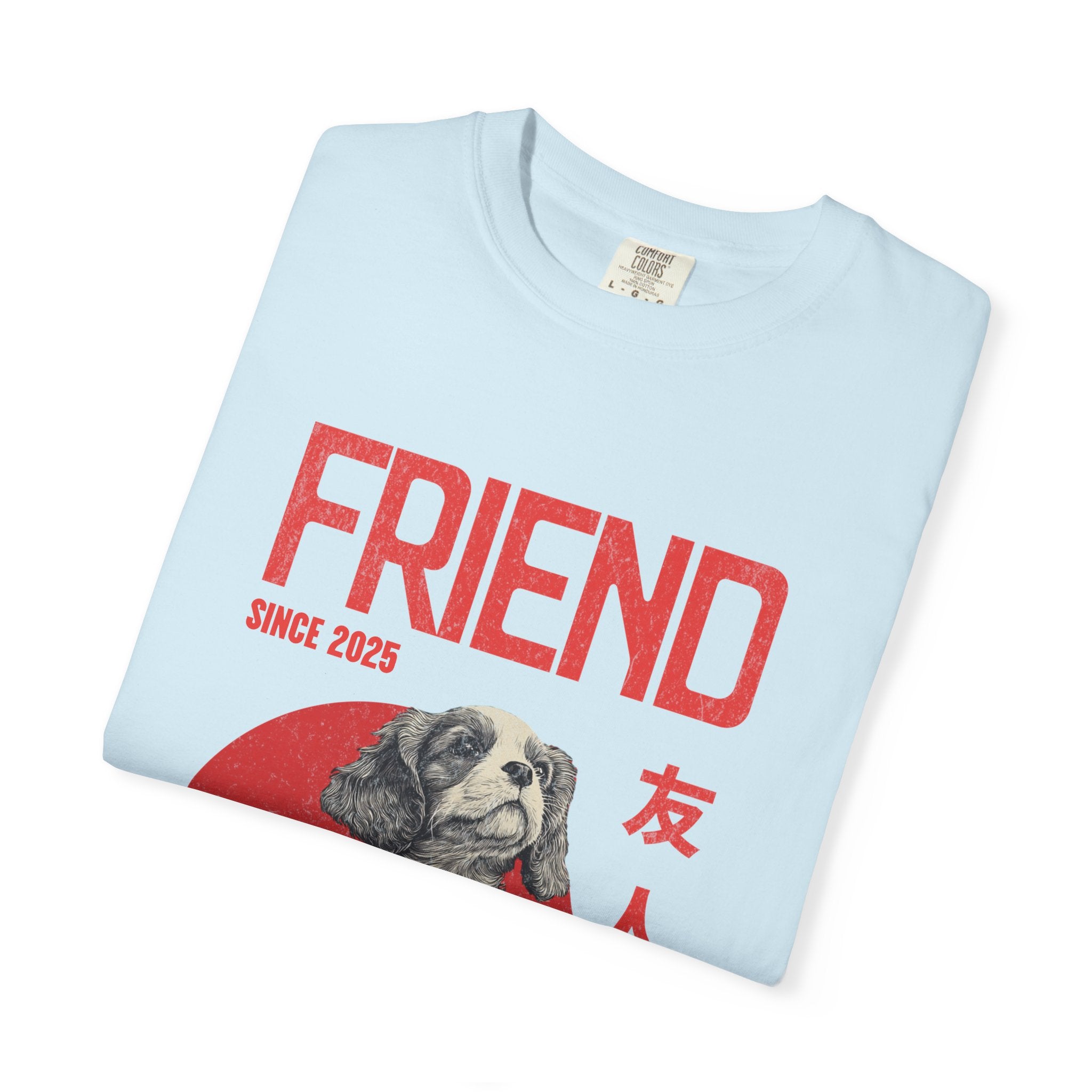 Cavalier King Charles Spaniel Puppy T-shirt | Anime Dog Shirt | Pet Memorial, Adoption Gift | Custom Year Personalization | Comfort Colors®