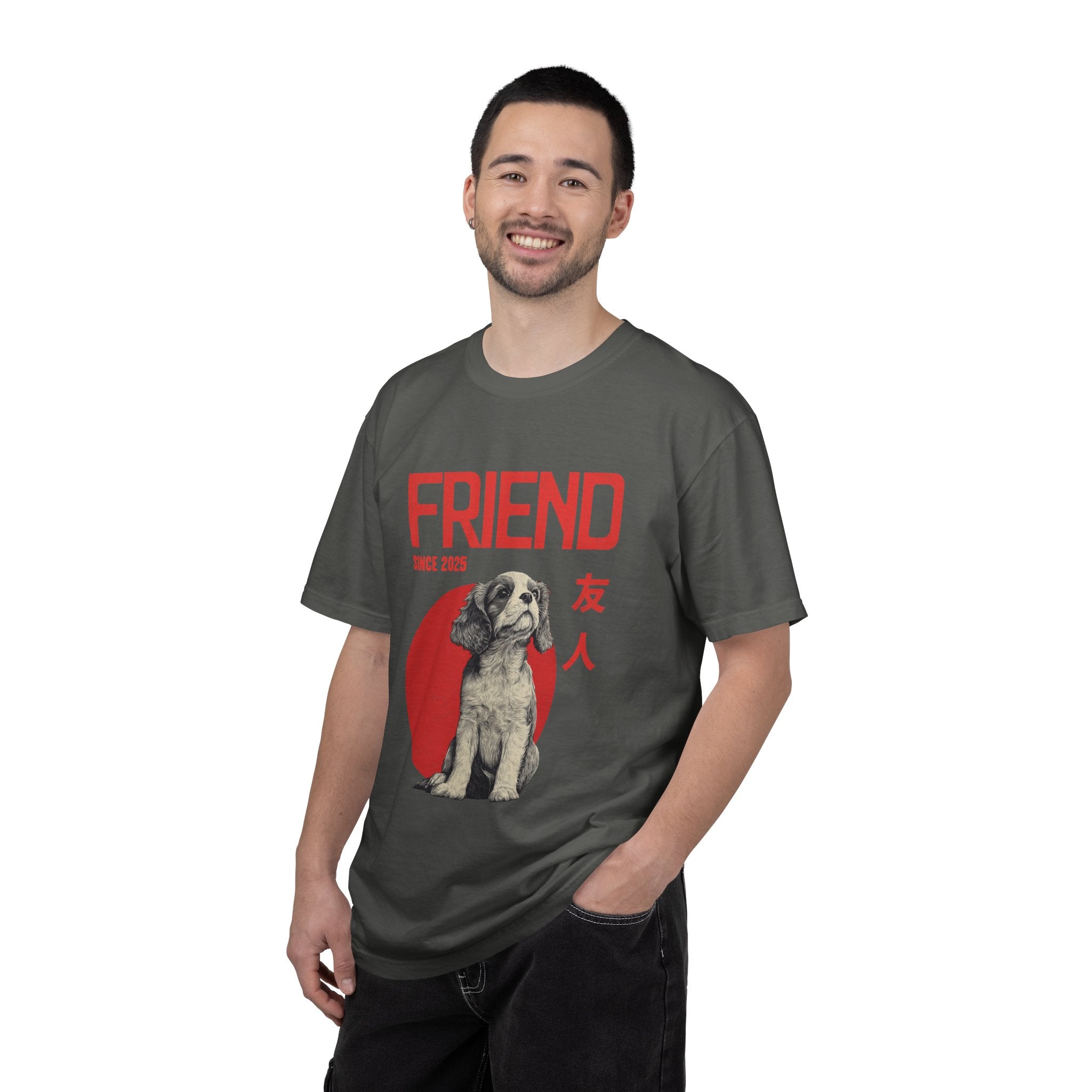 Cavalier King Charles Spaniel Puppy T-shirt | Anime Dog Shirt | Pet Memorial, Adoption Gift | Custom Year Personalization | Comfort Colors®