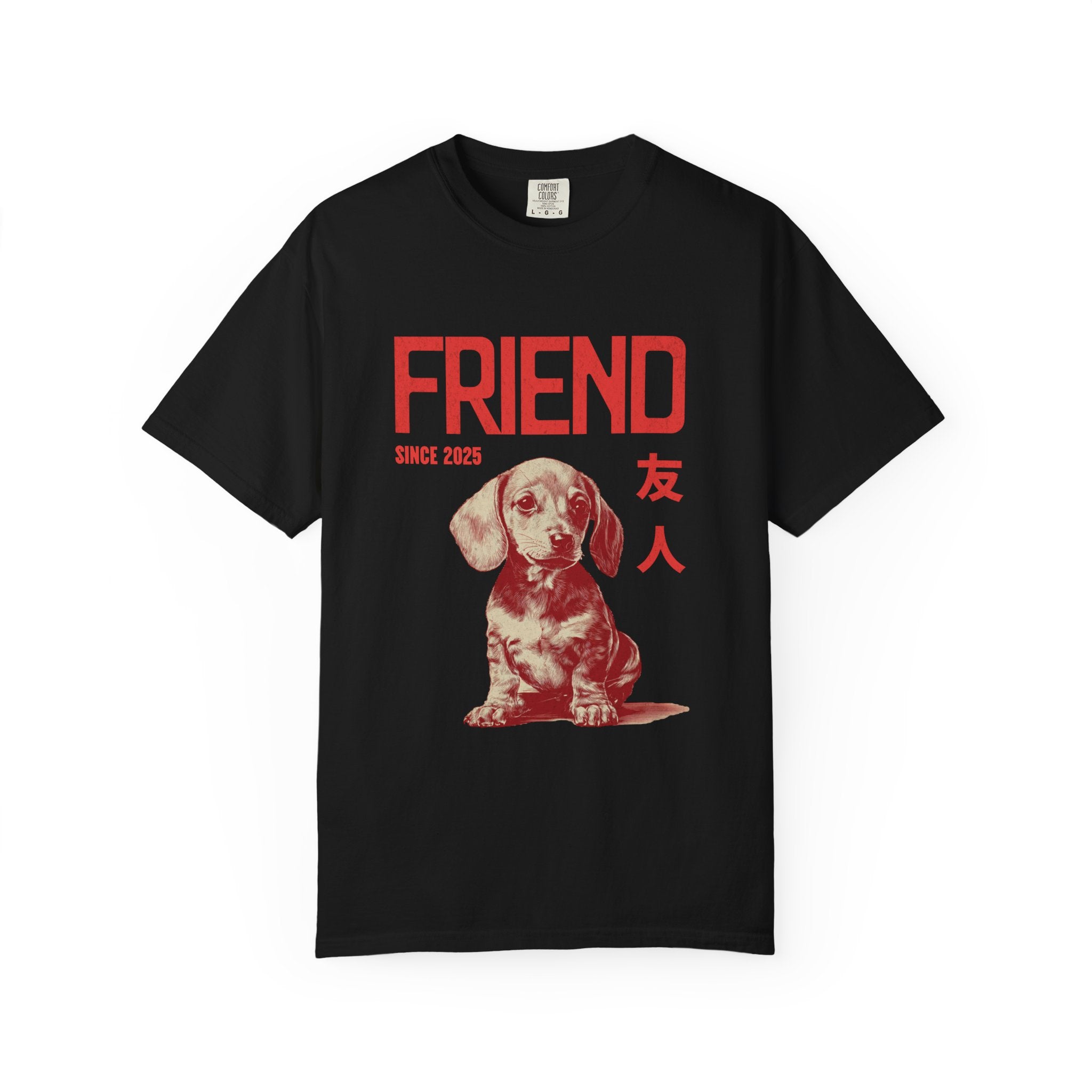Dachshund Puppy T-shirt | Anime Dog Shirt | Pet Memorial, Adoption Gift | Custom Year Personalization | Puppy owner mama |Comfort Colors®