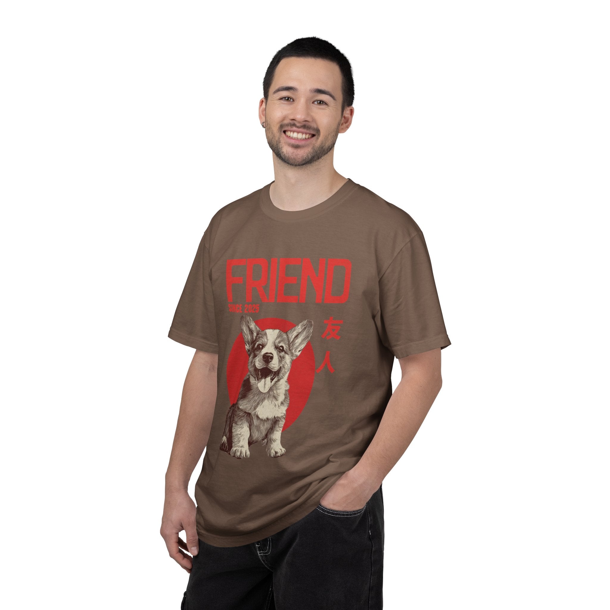 Corgi Puppy T-shirt | Anime Dog Shirt | Pet Memorial, Adoption Gift | Custom Year Personalization | Puppy owner mama |Comfort Colors®