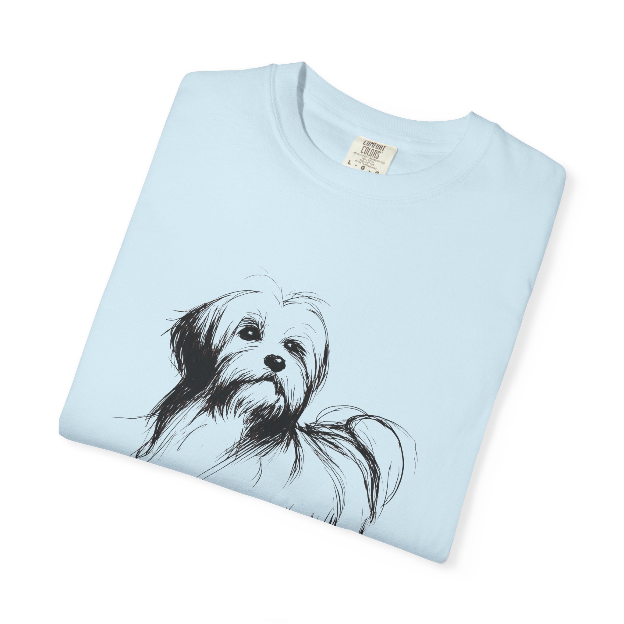 Personalized Havanese T-Shirt | Custom Dog Name Tee | Comfort Colors Tee | Minimal Sketch Vintage Style | Dog lover gift
